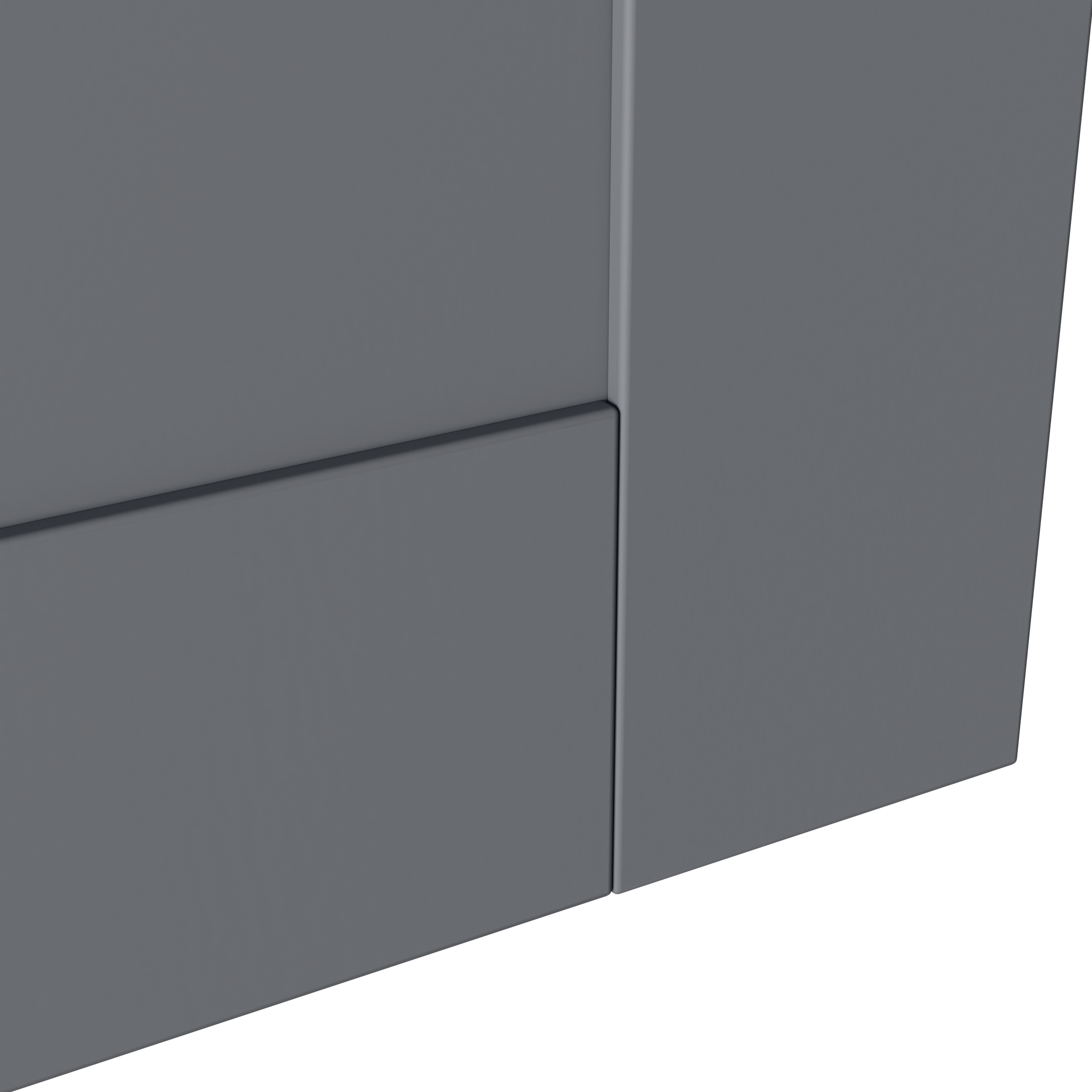 Дверь глухая для шкафа Лион Реймс 38x59.6x1.6 см МДФ цвет серый - 5