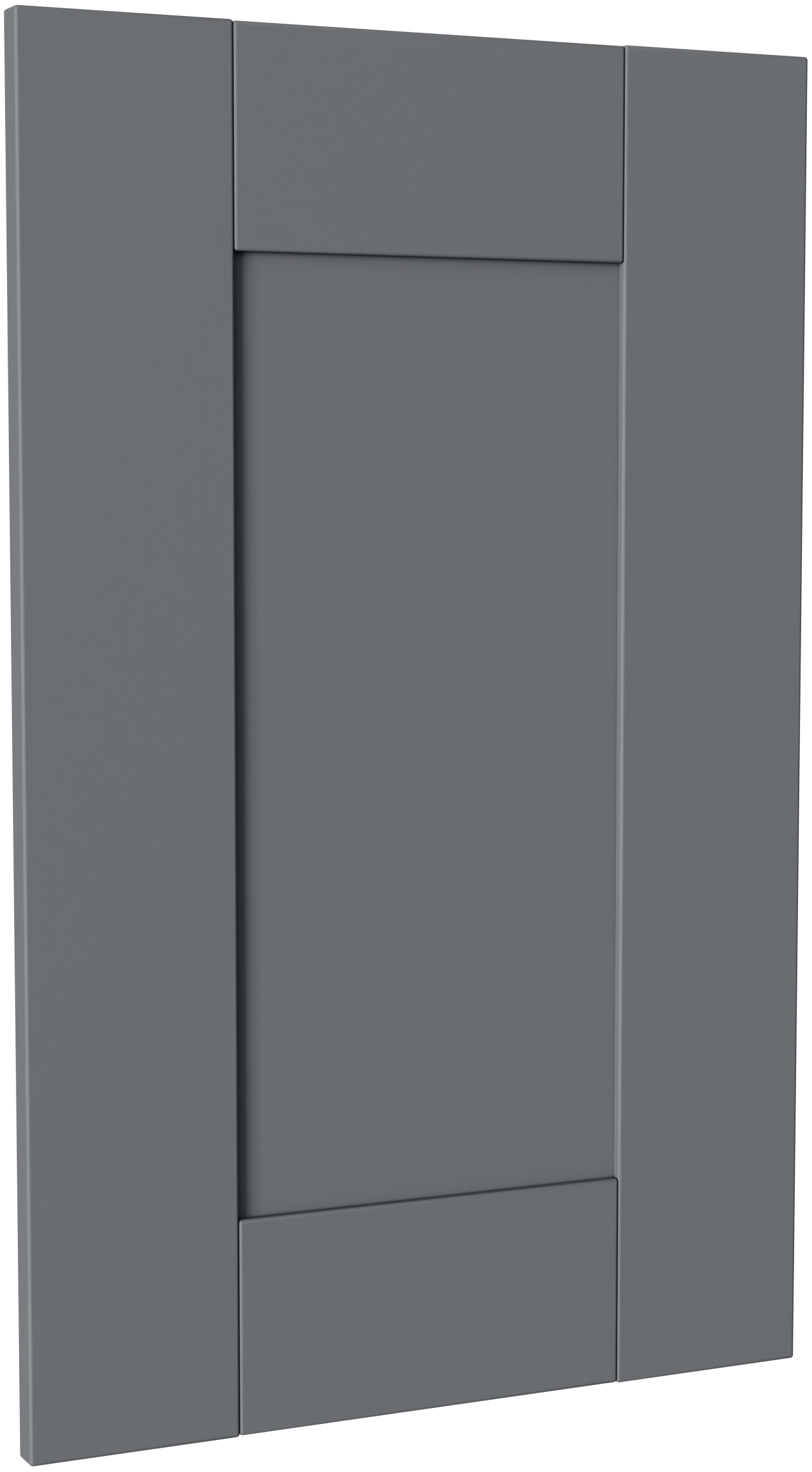 Дверь глухая для шкафа Лион Реймс 39.6x63.6x1.6 см ДСП цвет серый - 1