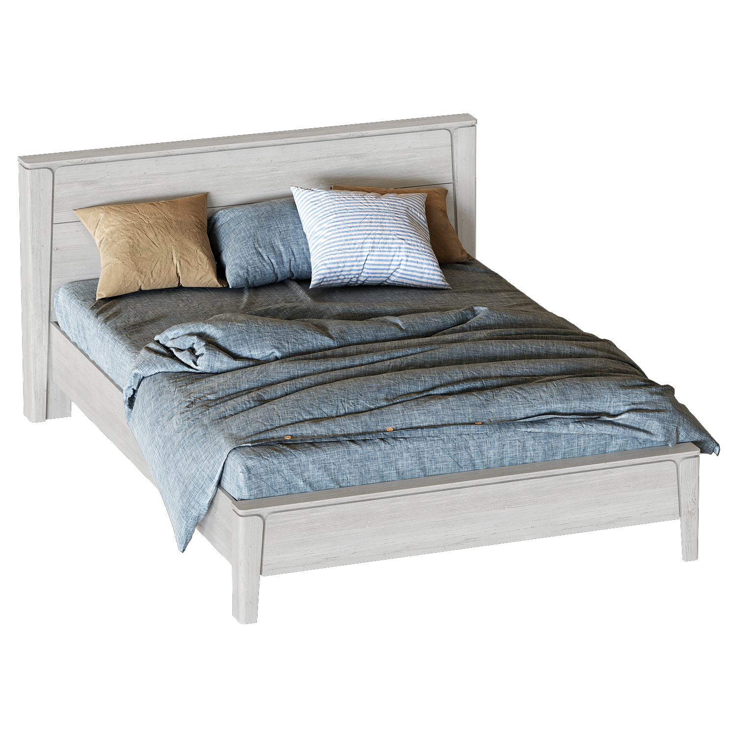 Изображение товара Кровать MG Мальта 62120_1 140x200 см с подъемным механизмом и ЛДСП цвет дуб винтерберг