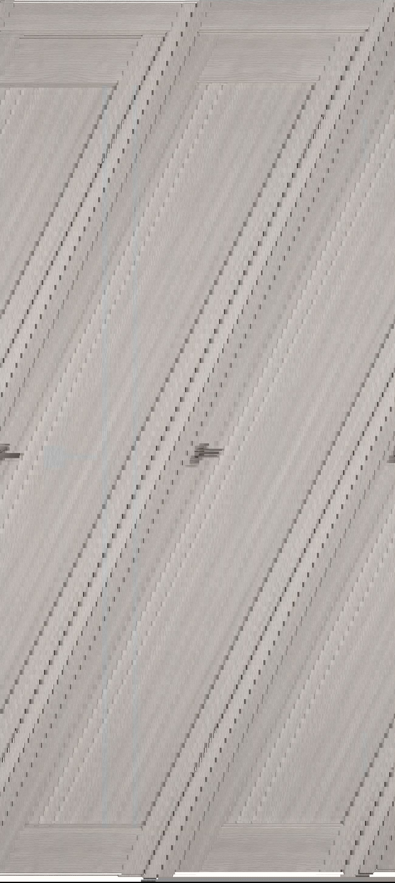 Изображение товара Комплект межкомнатной двери VFD Atum pro x34 остеклённая 200x60см ПВХ цвет Stone Oak (White cloud) с коробом и наличниками