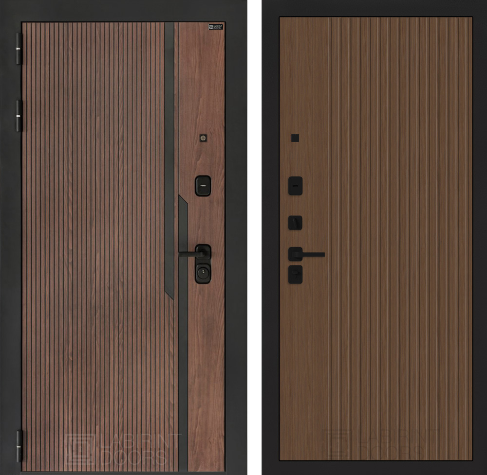 Изображение товара Входная дверь Лабиринт Кармина, левый, орех американский