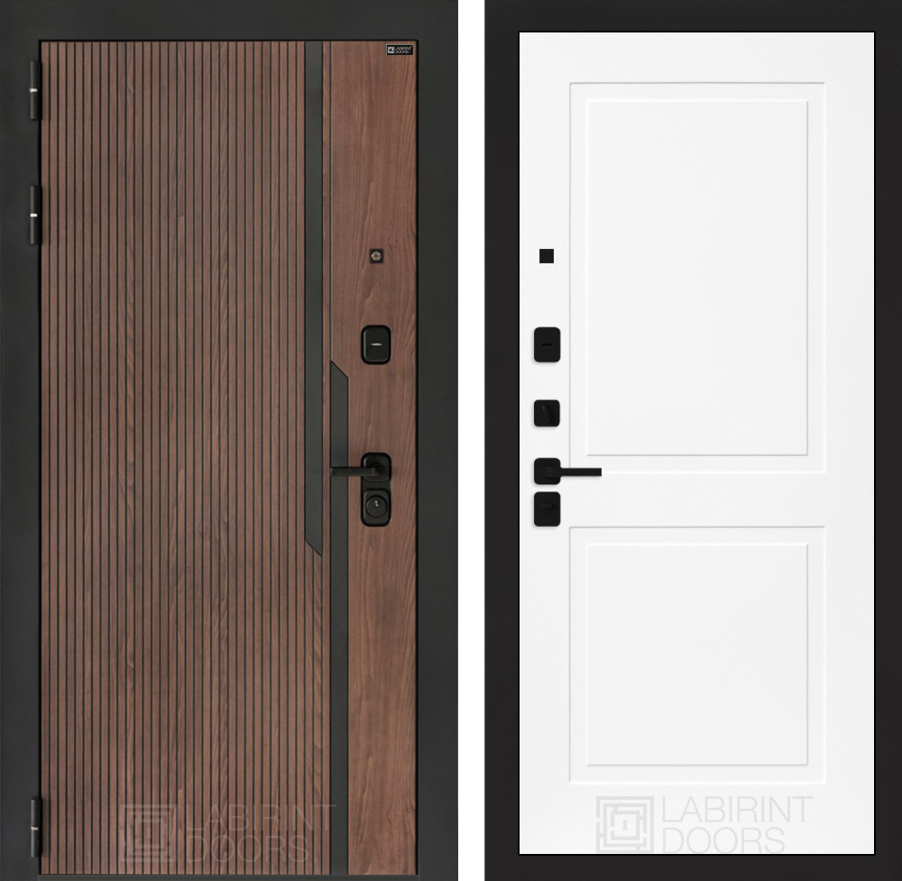 Изображение товара ДВЕРЬ ЛАБИРИНТ Кармина — орех американский с патиной, 92x199 см, 1 шт