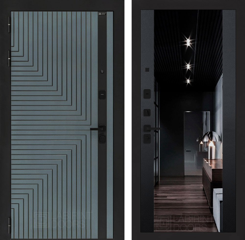 Изображение товара Дверь входная Кредор | Лабиринт, 92x199 см, Velutto Verde