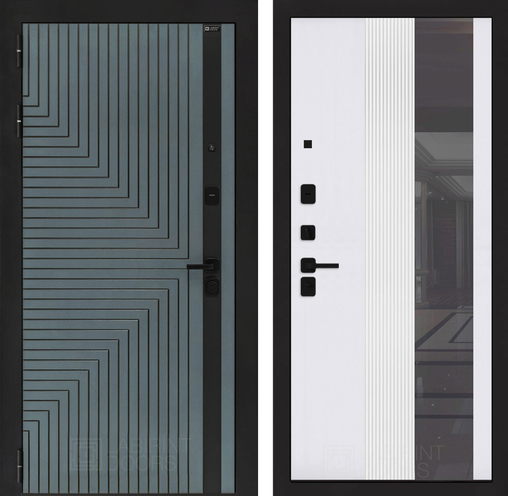 Изображение товара Дверь Лабиринт Кредор — левая, 205x88 см, Velutto Verde