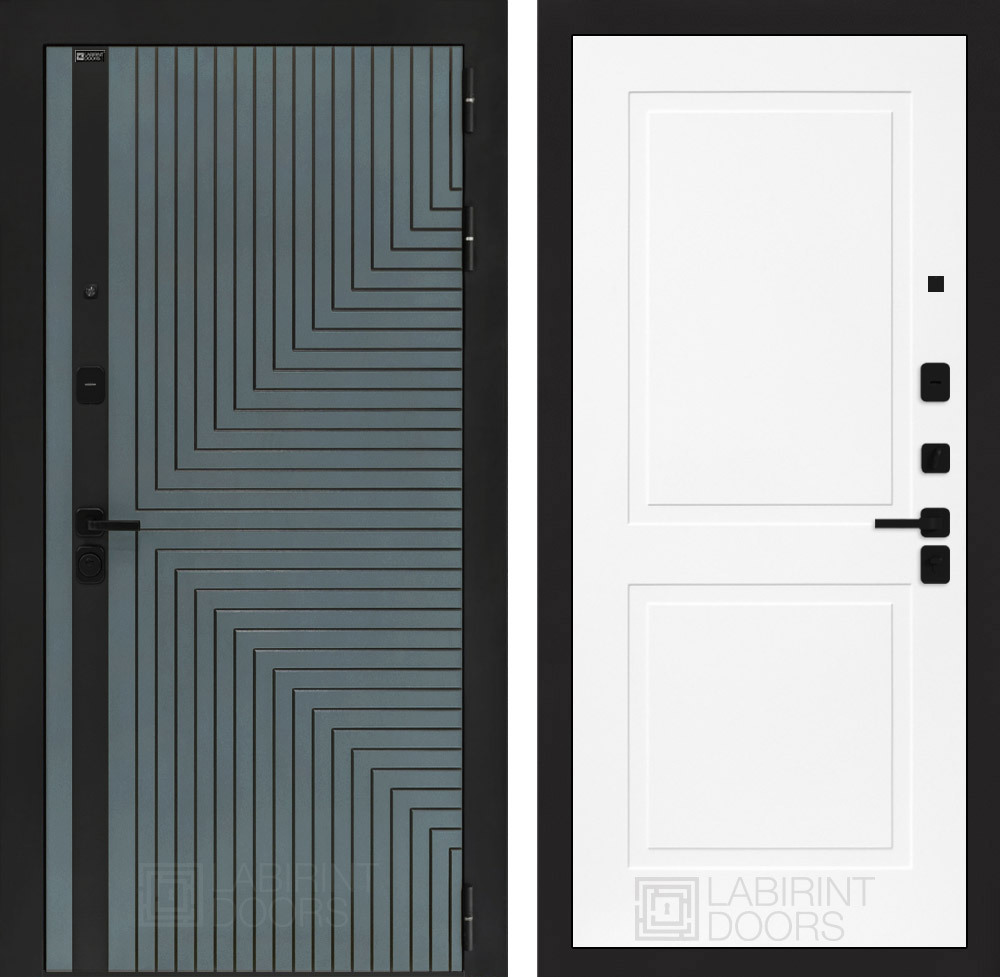 Изображение товара Дверь входная Кредор, right, Velutto Verde, 205x88 см, 3 контура уплотнения