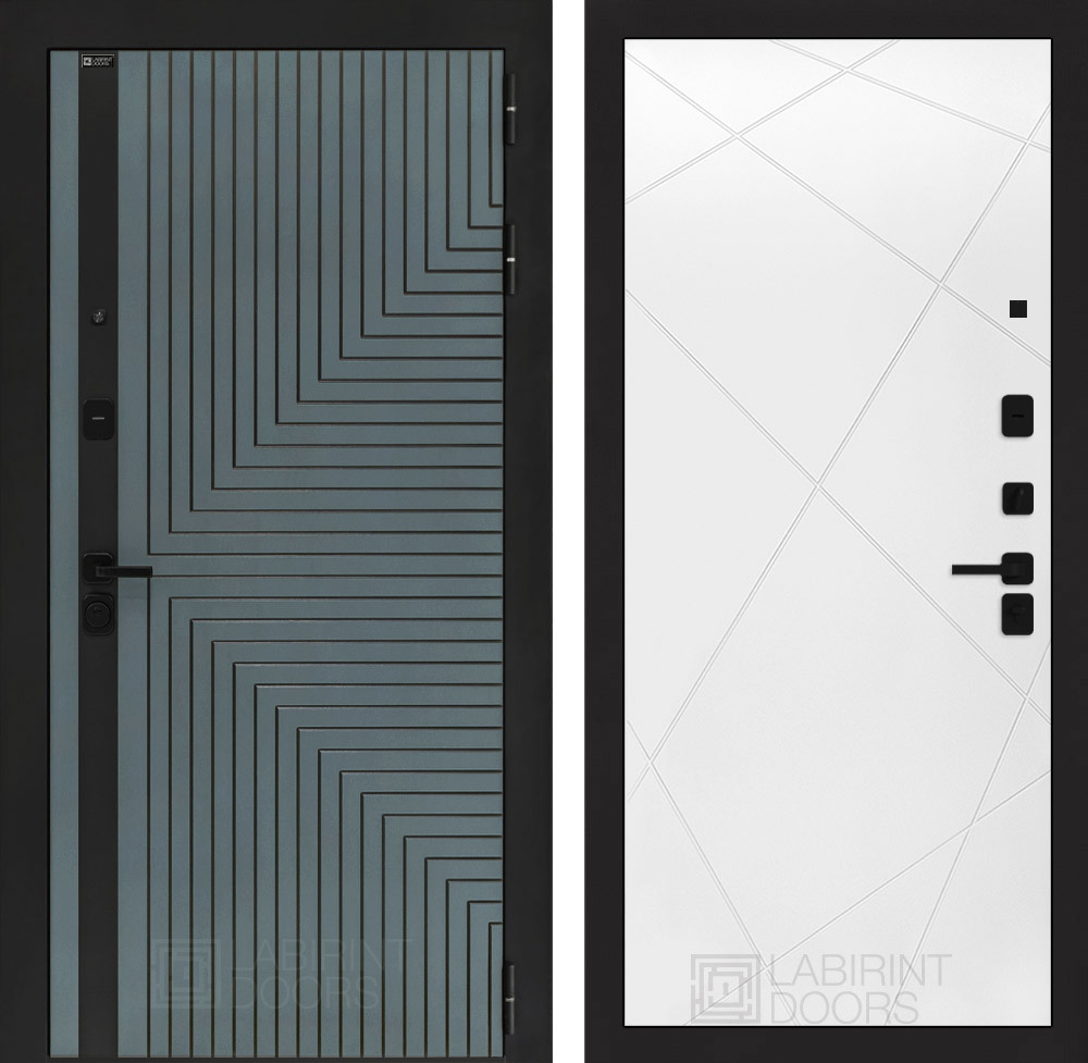 Изображение товара Кредор — входная дверь LABIRINT, 205x88 см, Velutto Verde, KALE 442/447L