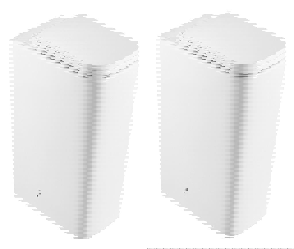 Изображение товара Приставной унитаз безободковый Tornado белый с сиденьем мягкого закрывания