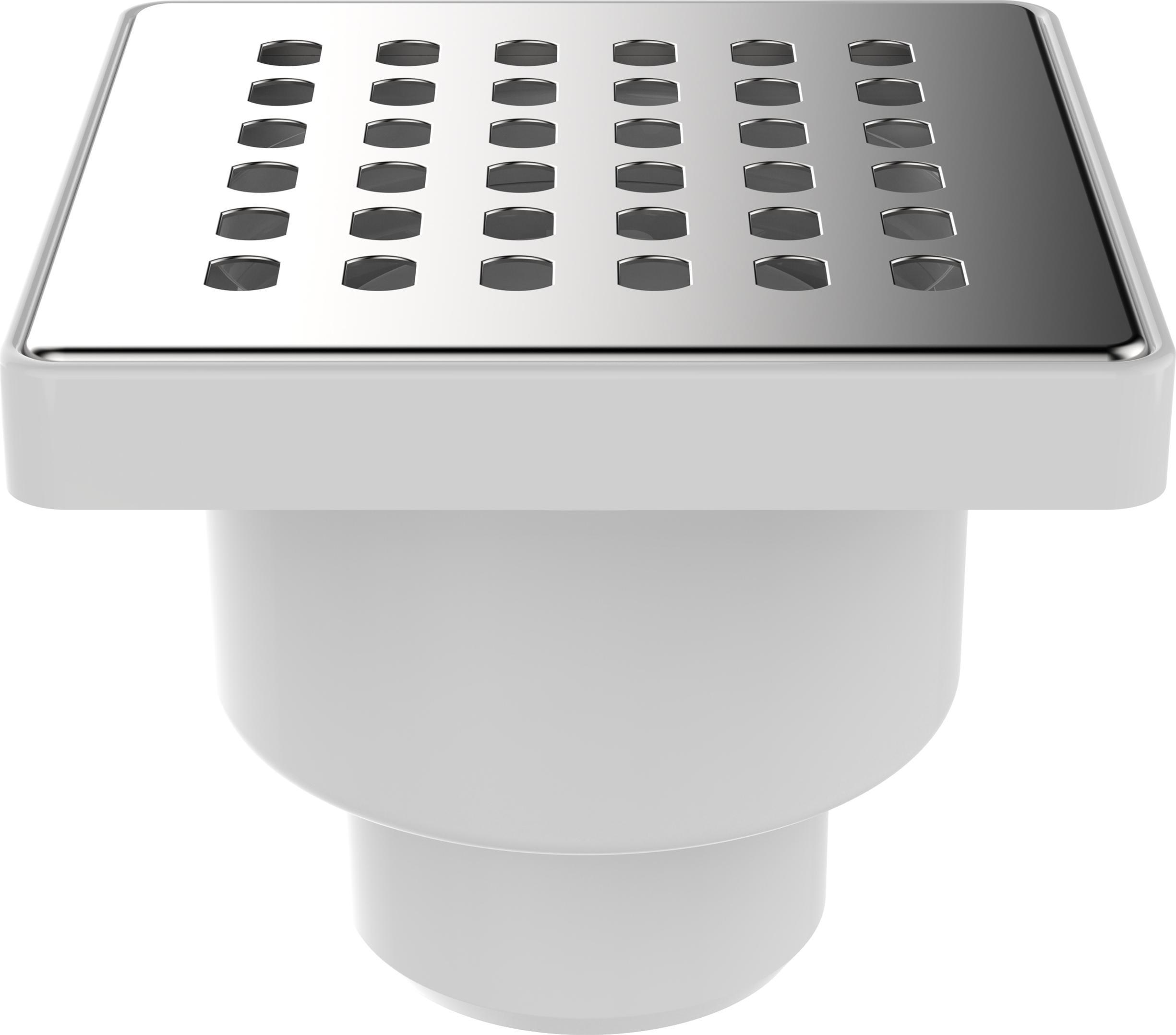 Изображение товара Душевой трап вертикальный Aquant сухой затвор 100x100 мм ST2110-50-MR