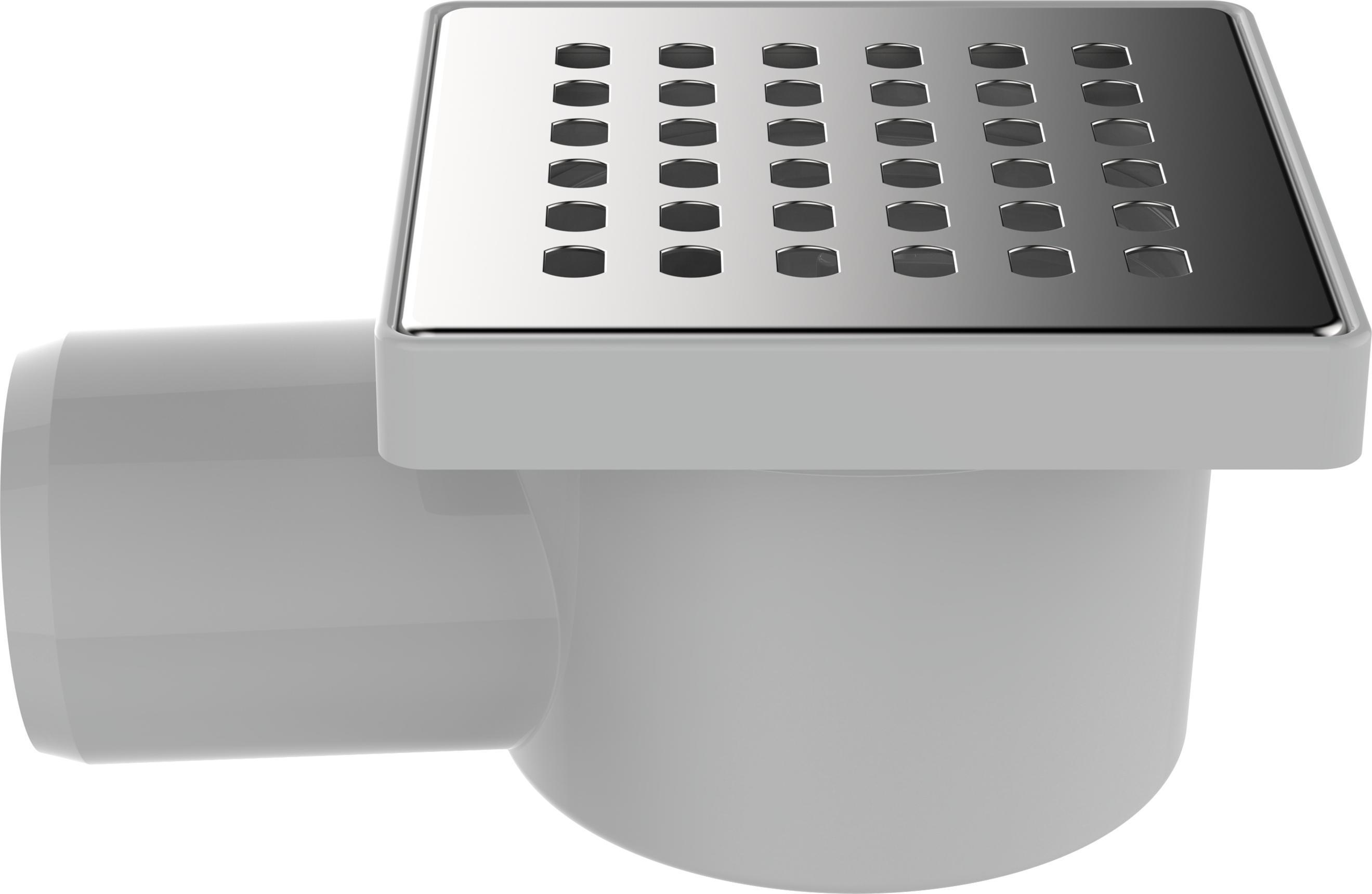 Изображение товара Душевой трап AQUANT горизонтальный комбинированный затвор 100x100 мм