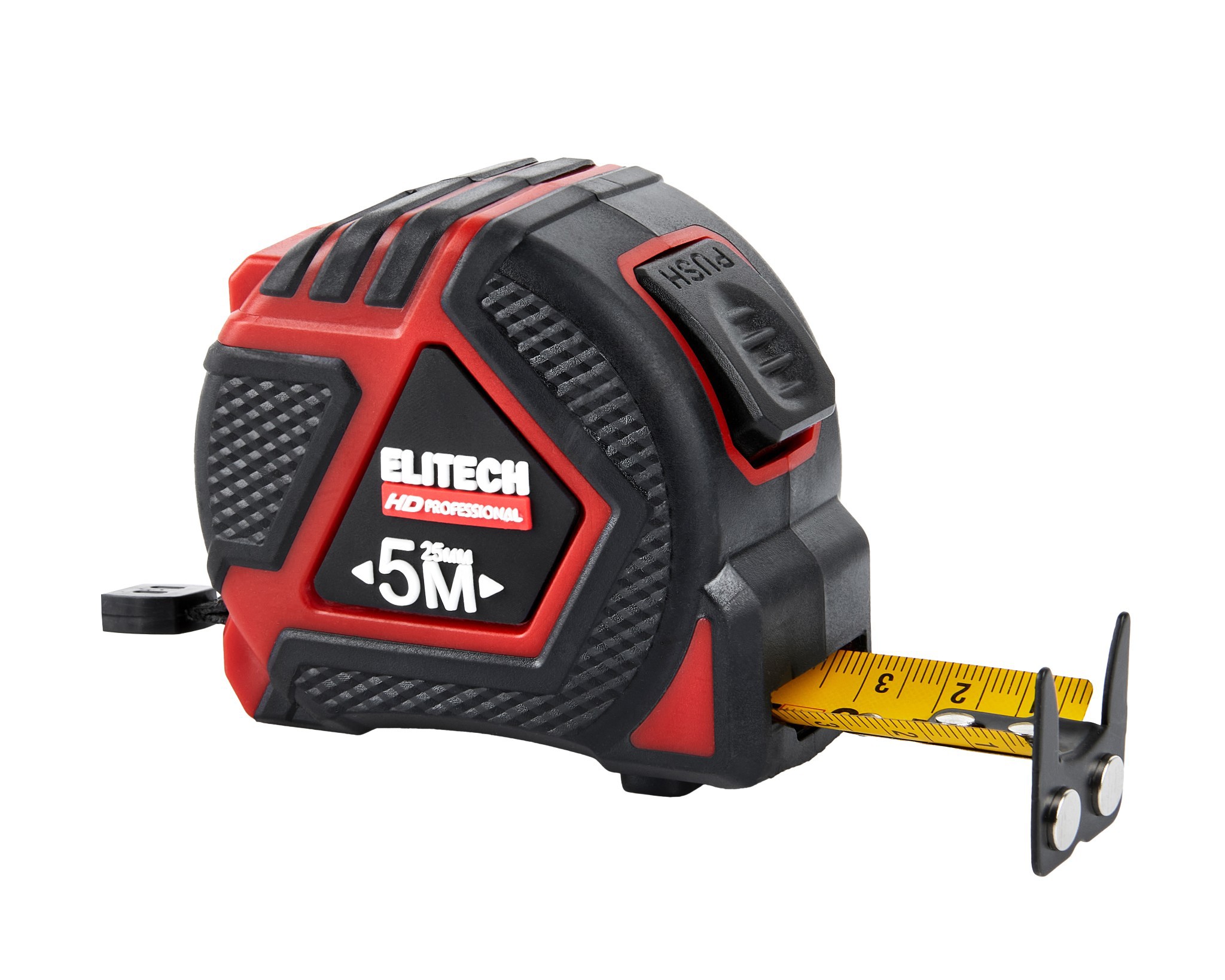 Изображение товара Рулетка Elitech HD 310402 5 м 25 мм с магнитным наконечником и блокировкой