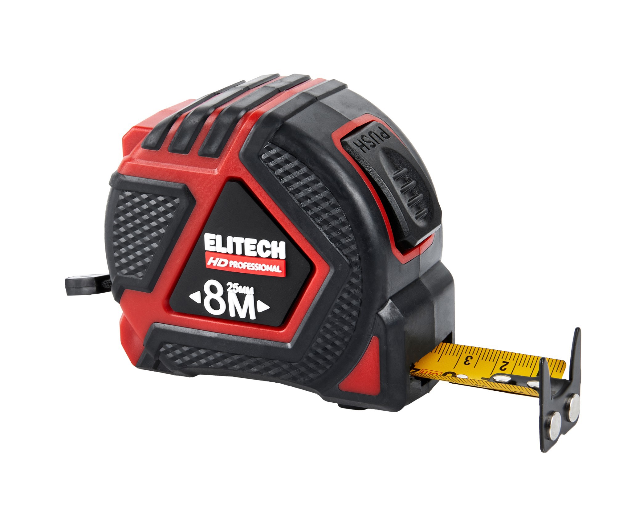 Изображение товара Рулетка Elitech HD 310403 с магнитным наконечником 8 м x 25 мм
