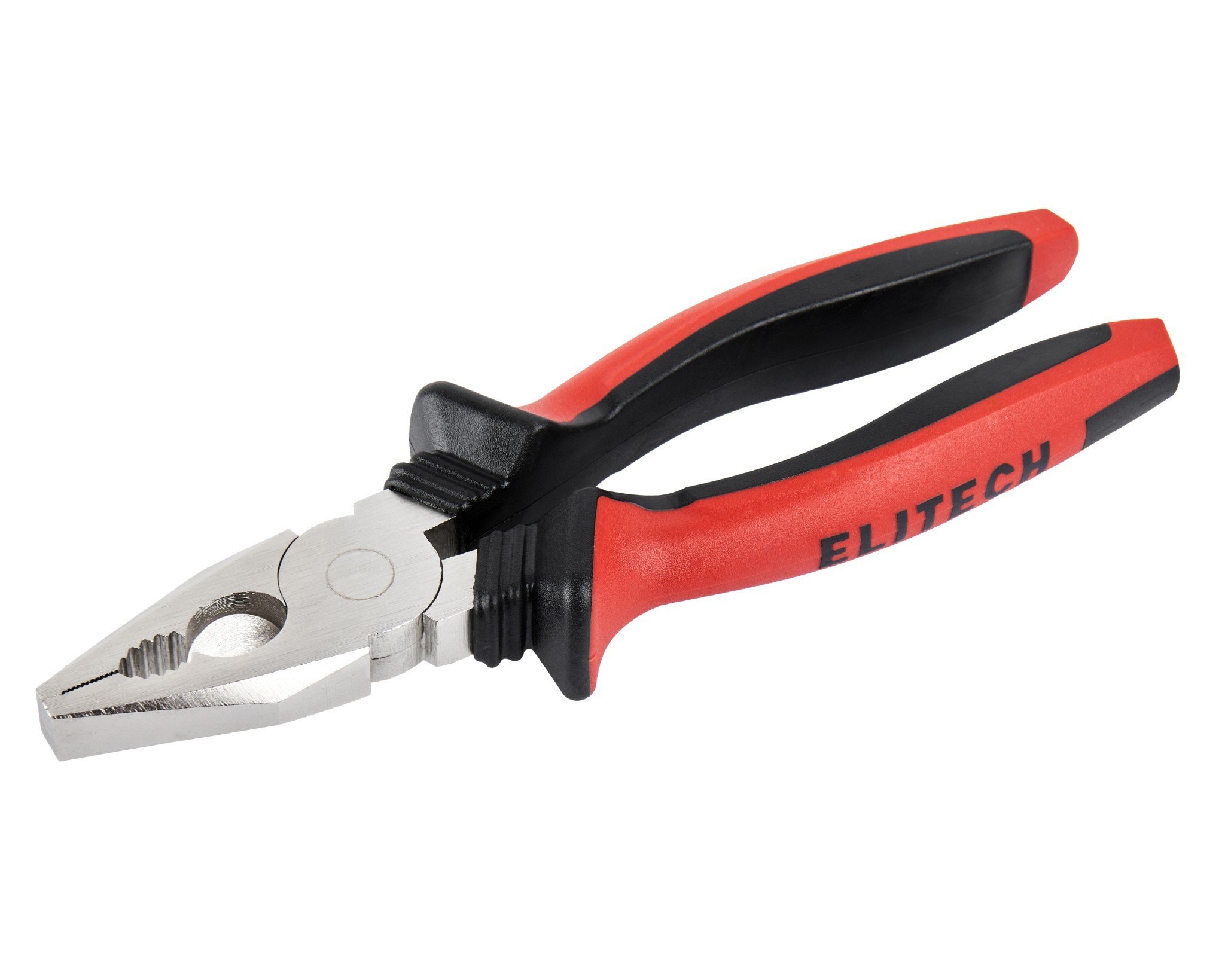 Изображение товара Плоскогубцы Elitech 110303 200 мм многофункциональный инструмент для электромонтажа и слесарных раб