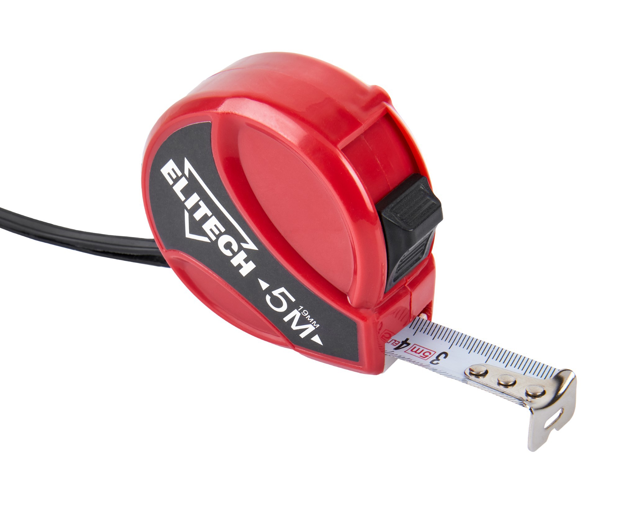 Изображение товара Рулетка Elitech ДМ 310101 5 м с фиксатором для точных измерений