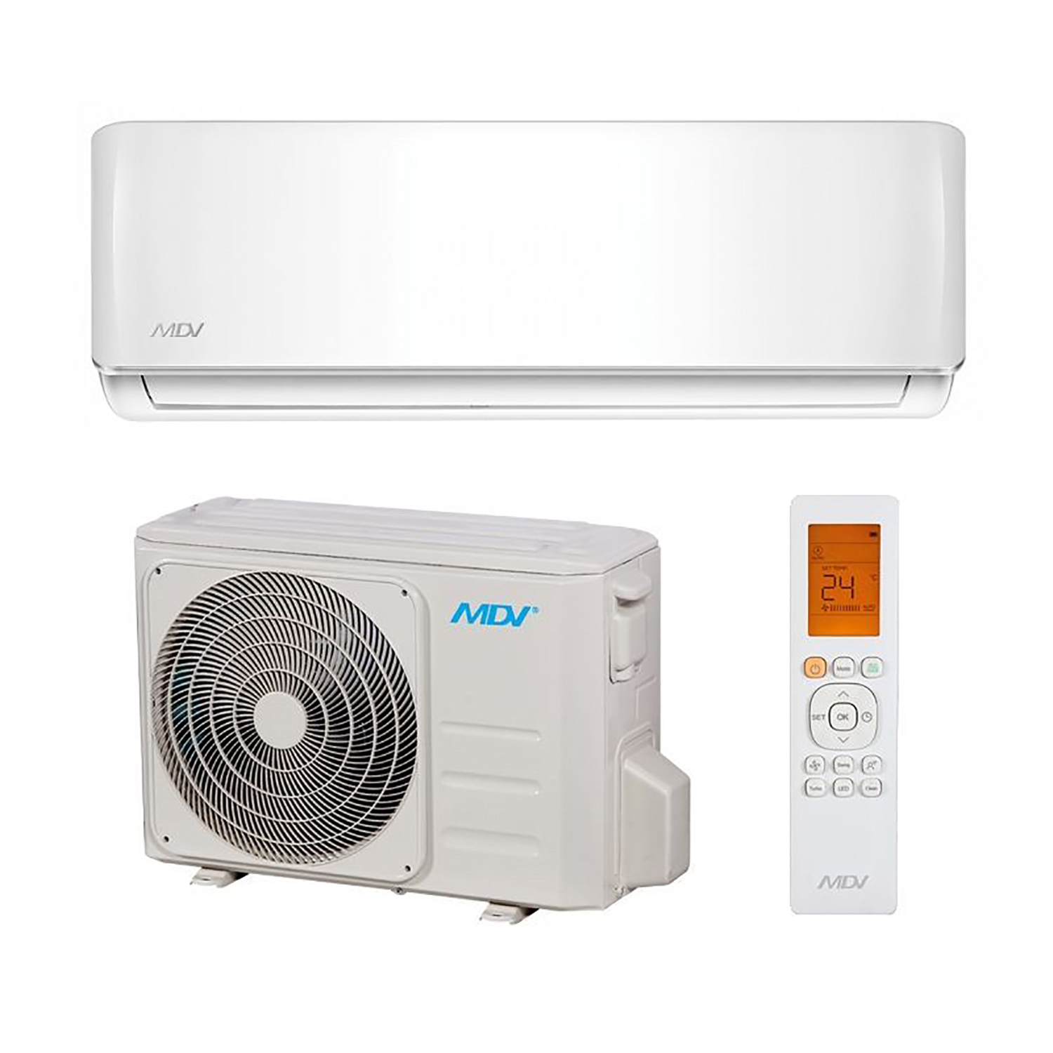 Изображение товара Инверторная сплит-система MDV 7000 BTU с Wi-Fi и функцией обогрева
