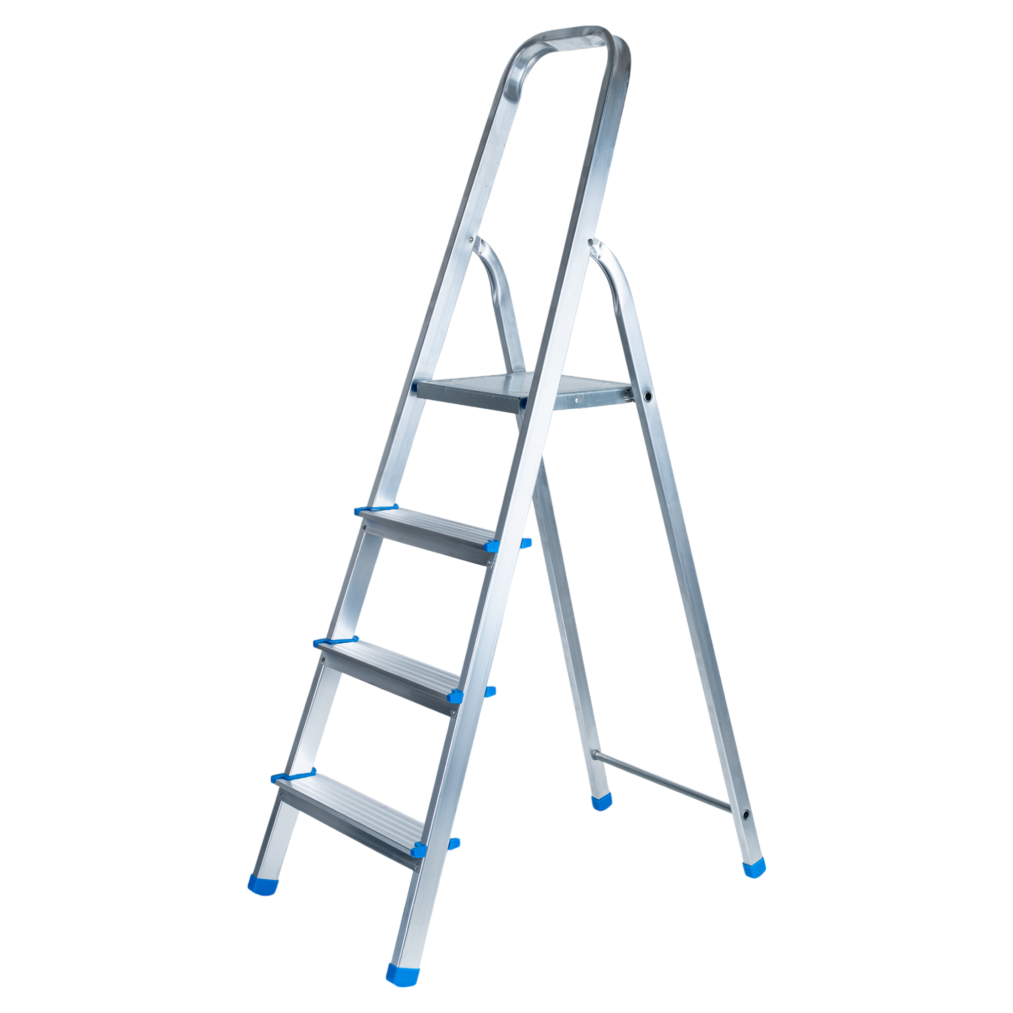 Изображение товара Алюминиевая стремянка Ladderbel STR-AL-4 4 ступени легкая и надежная