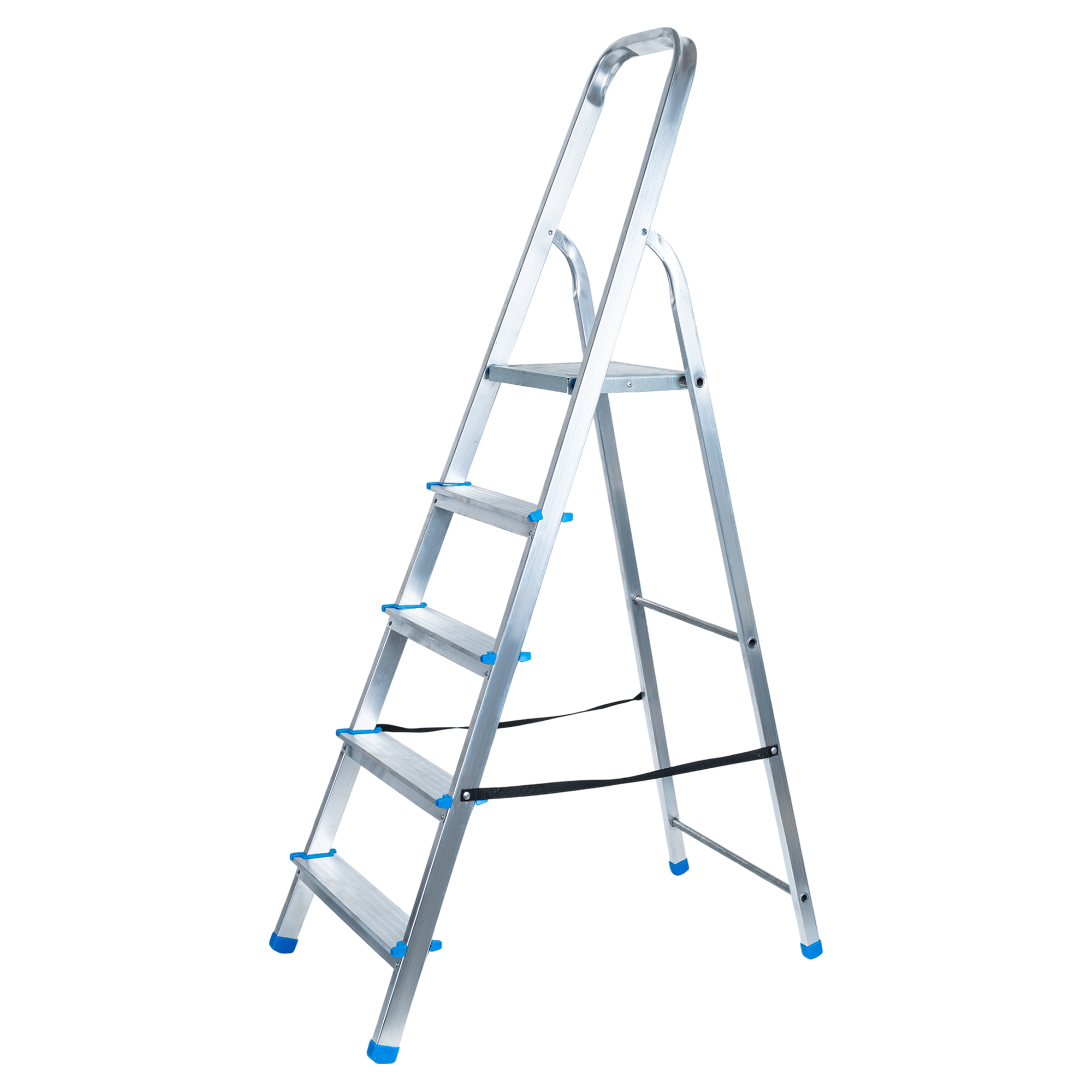 Изображение товара Алюминиевая стремянка Ladderbel STR-AL-5, 5 ступеней, грузоподъемность 150 кг