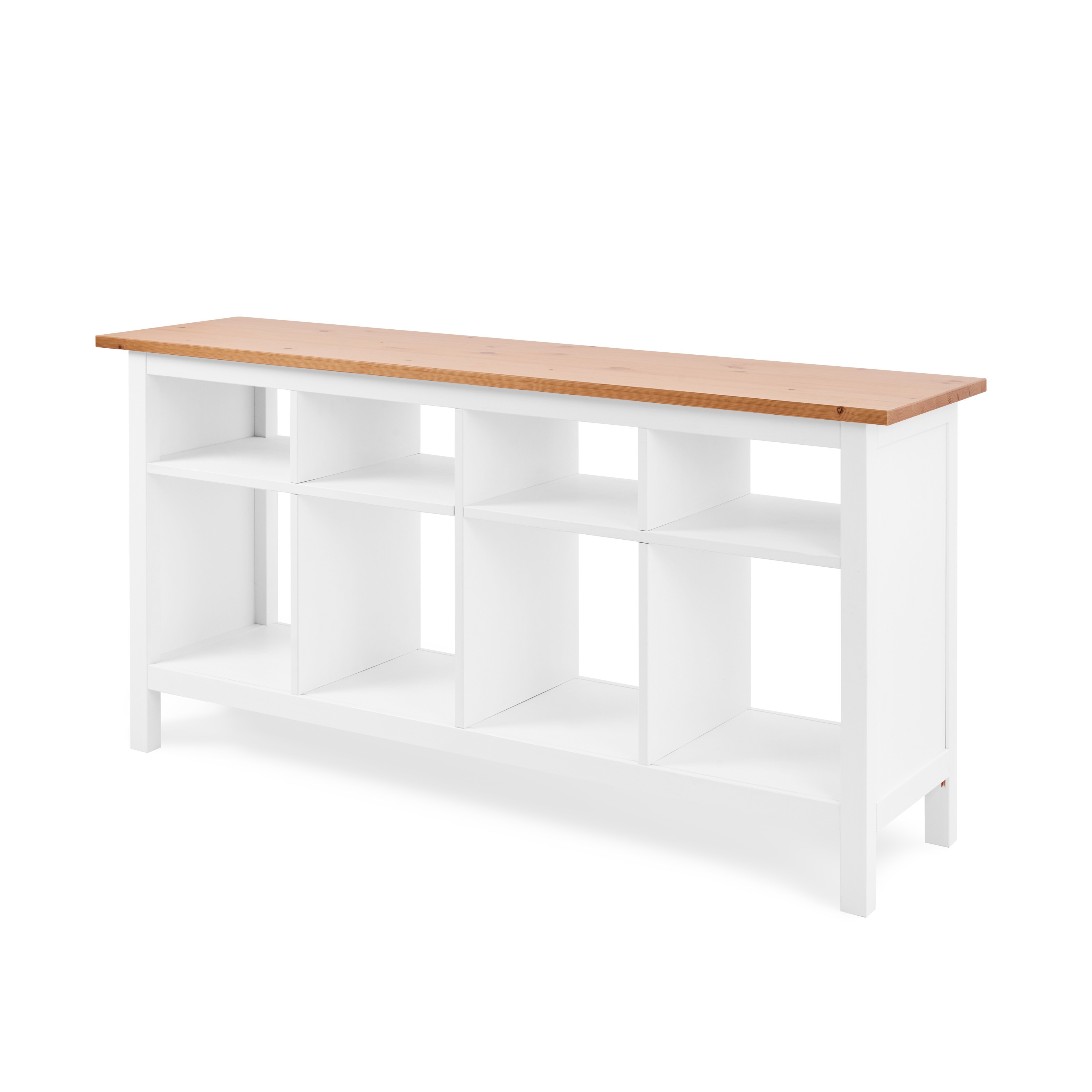 Изображение товара Консоль Лузалес Кымор 157x74x40 см массив сосны цвет белый/светло-коричневый