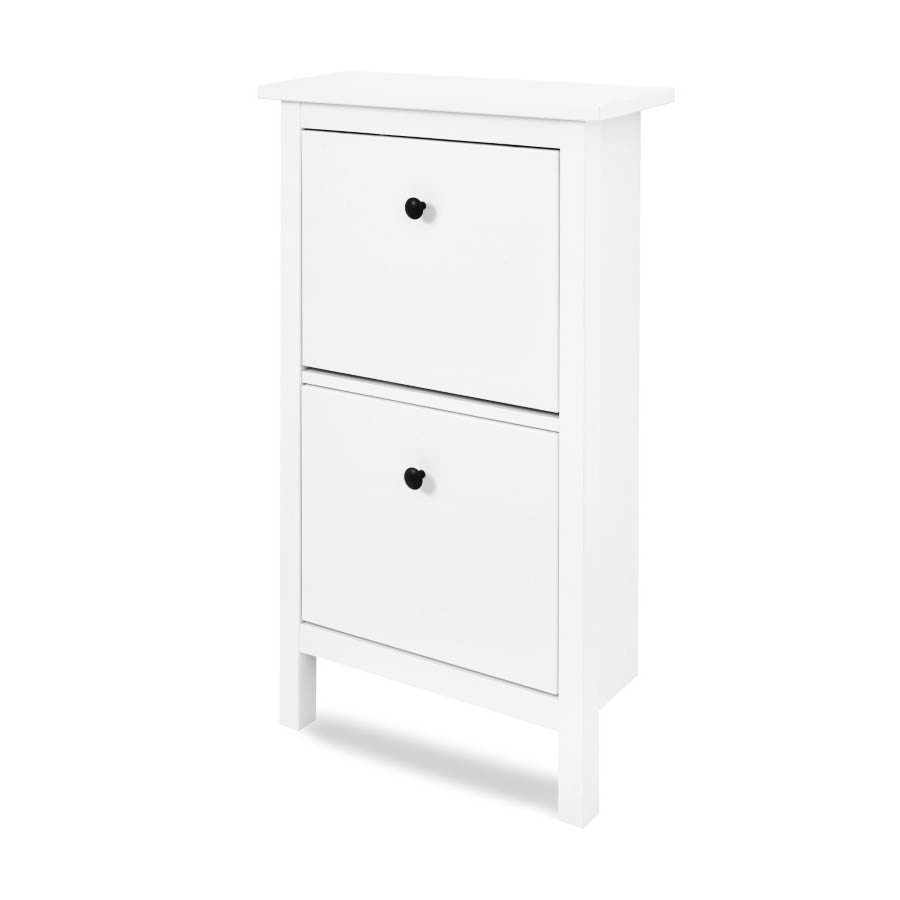 Изображение товара Обувница Лузалес Кымор 59x101x220 см белый матовый массив сосны комод для обуви