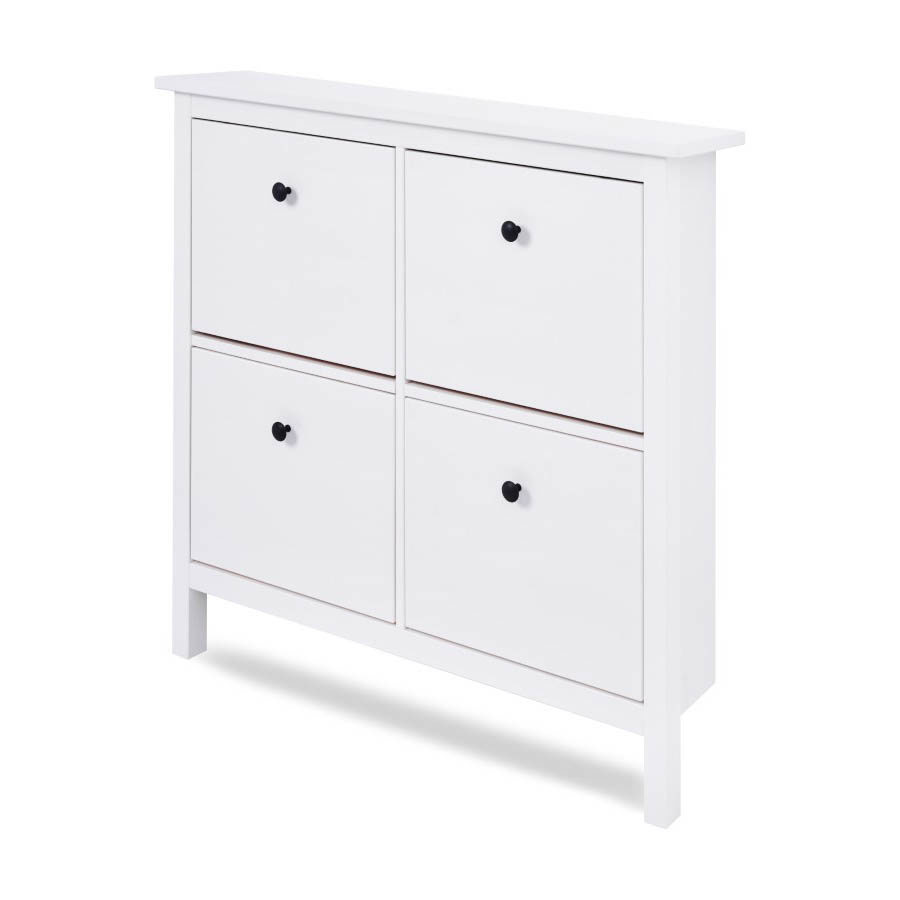 Изображение товара Банкетка Лузалес Кымор 106x101x22 см 4 полки массив сосны цвет белый