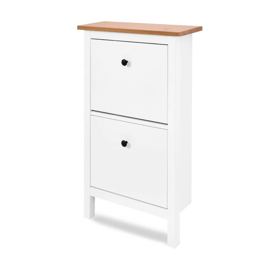 Изображение товара Обувница Лузалес Кымор 59x101x220 см с двумя отделениями из массива сосны