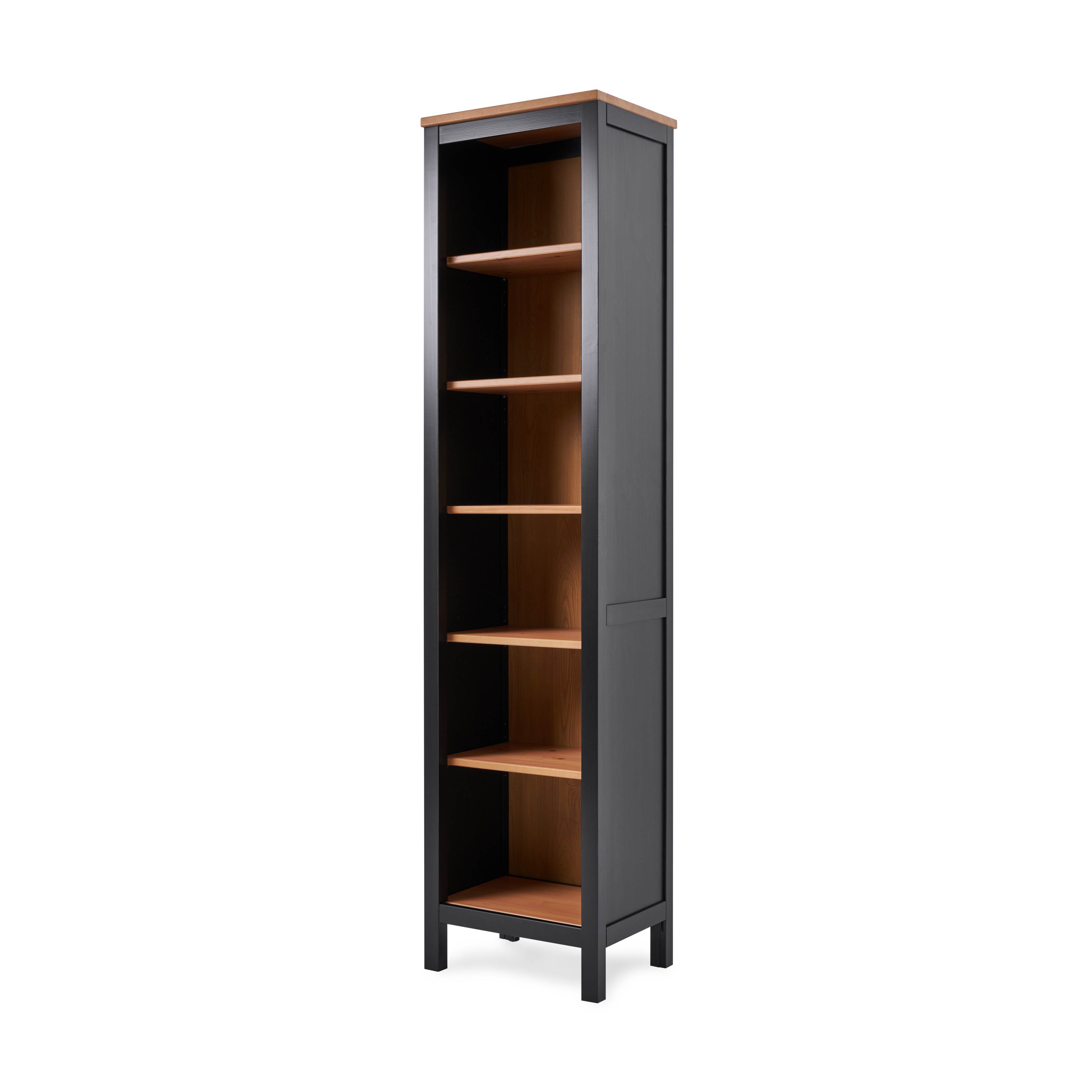 Изображение товара Деревянный стеллаж Лузалес КЫМОР 48x198x37 см из массива сосны для гостиной спальни