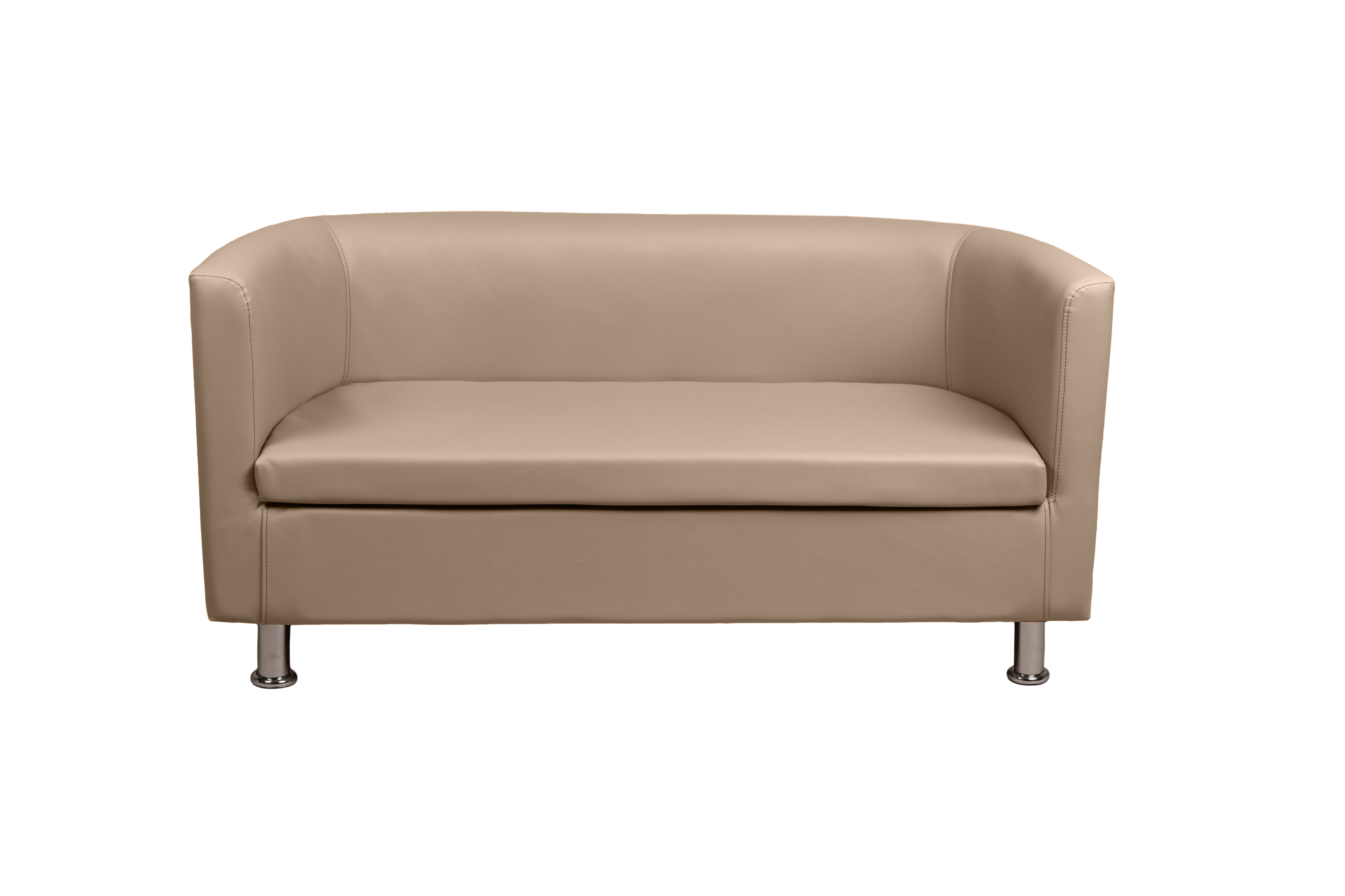 Изображение товара Диван прямой Марс 132x65 см экокожа бежевый