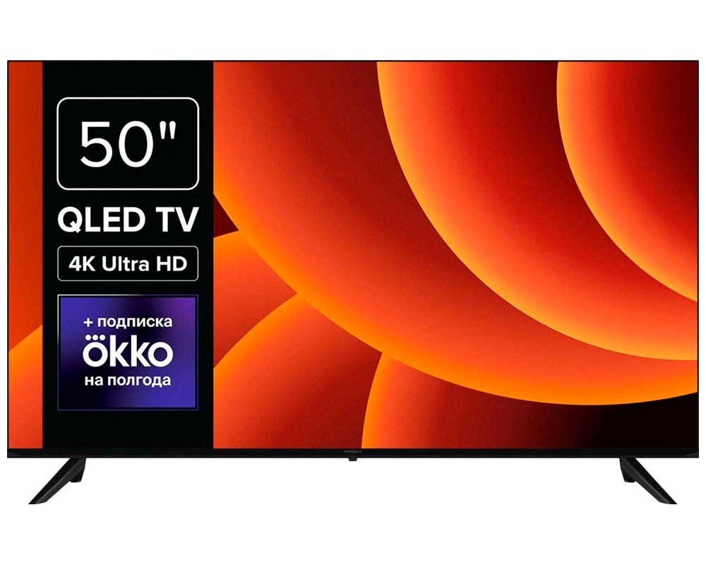 Изображение товара Телевизор Rombica 50MT-UDG54G 50 UHD Qled Smart TV поддержка HDR Wi-Fi Bluetooth