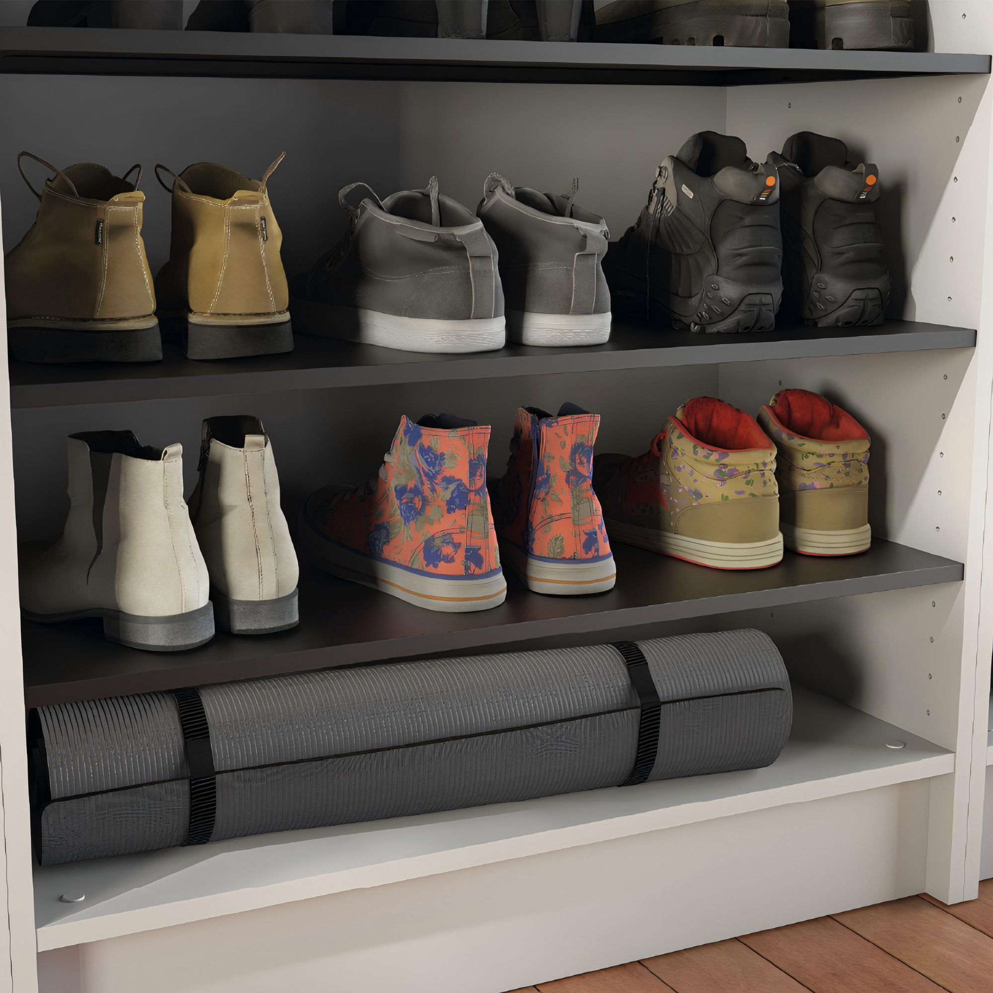 Изображение товара Полка для шкафа Лион 76.4x51.8 см металло черный универсальный монтаж