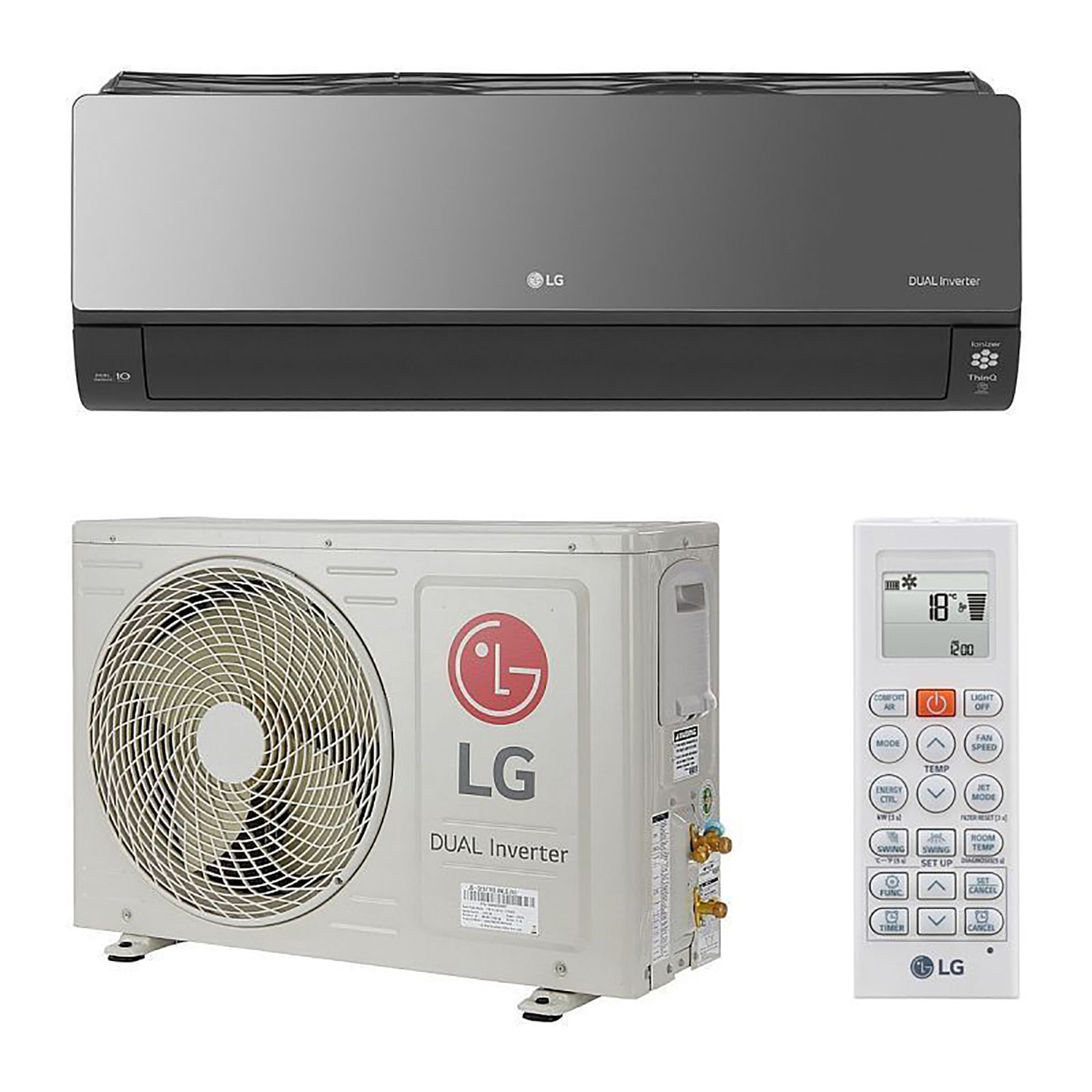 Изображение товара Инверторная сплит-система LG AC12BK мощностью 12000 BTU Wi-Fi Изображение товара Инверторная сплит-система LG AC12BK мощностью 12000 BTU Wi-Fi