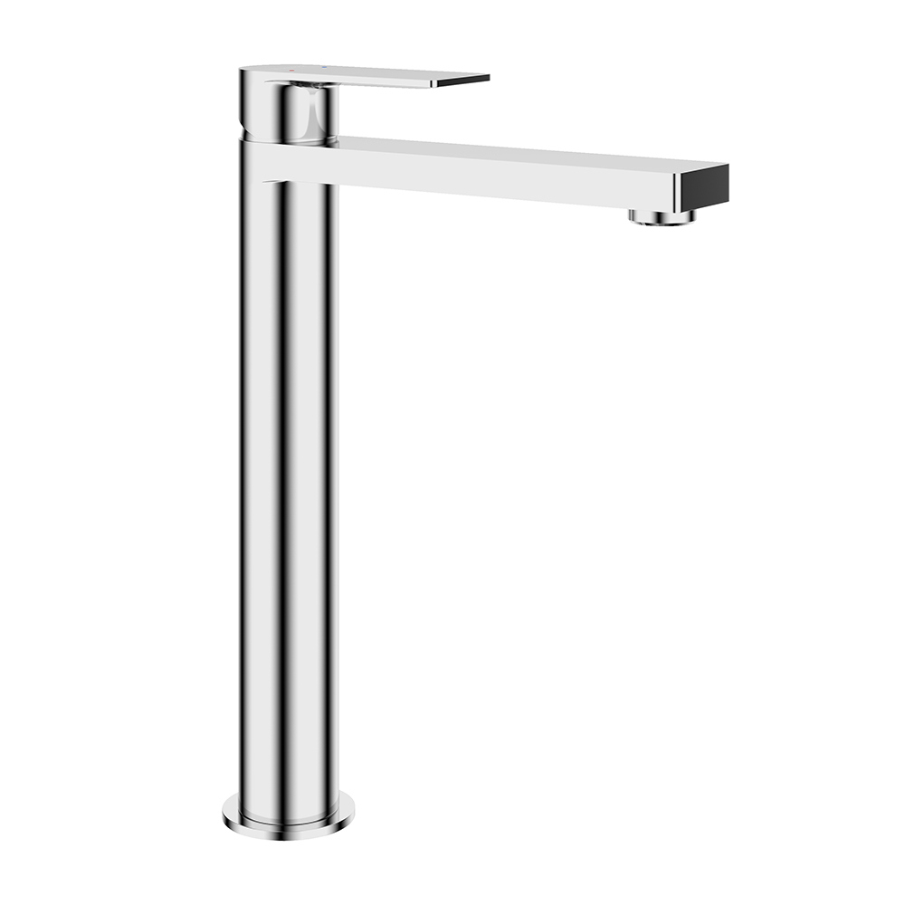 Изображение товара Смеситель для раковины Aqueduto Geometrico GEO0300 L однорычажный цвет хром