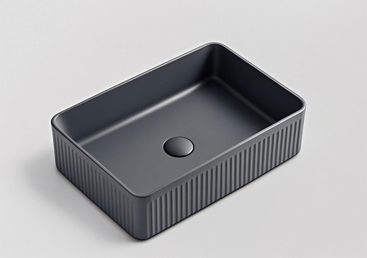 Изображение товара Раковина накладная Bauedge nimb BH1005-DG 50см цвет белый