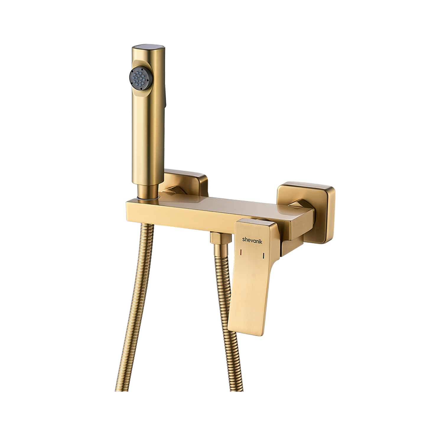 Изображение товара Гигиенический душ SHEVANIK S4005G-1 хромированный с регулируемым напором и температурой