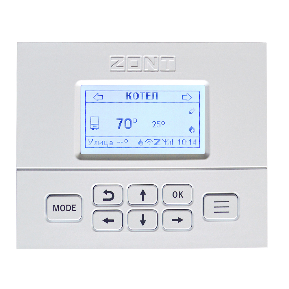 Изображение товара Панель управления ZONT МЛ-753 Wi-Fi для автоматизации отопления и ГВС