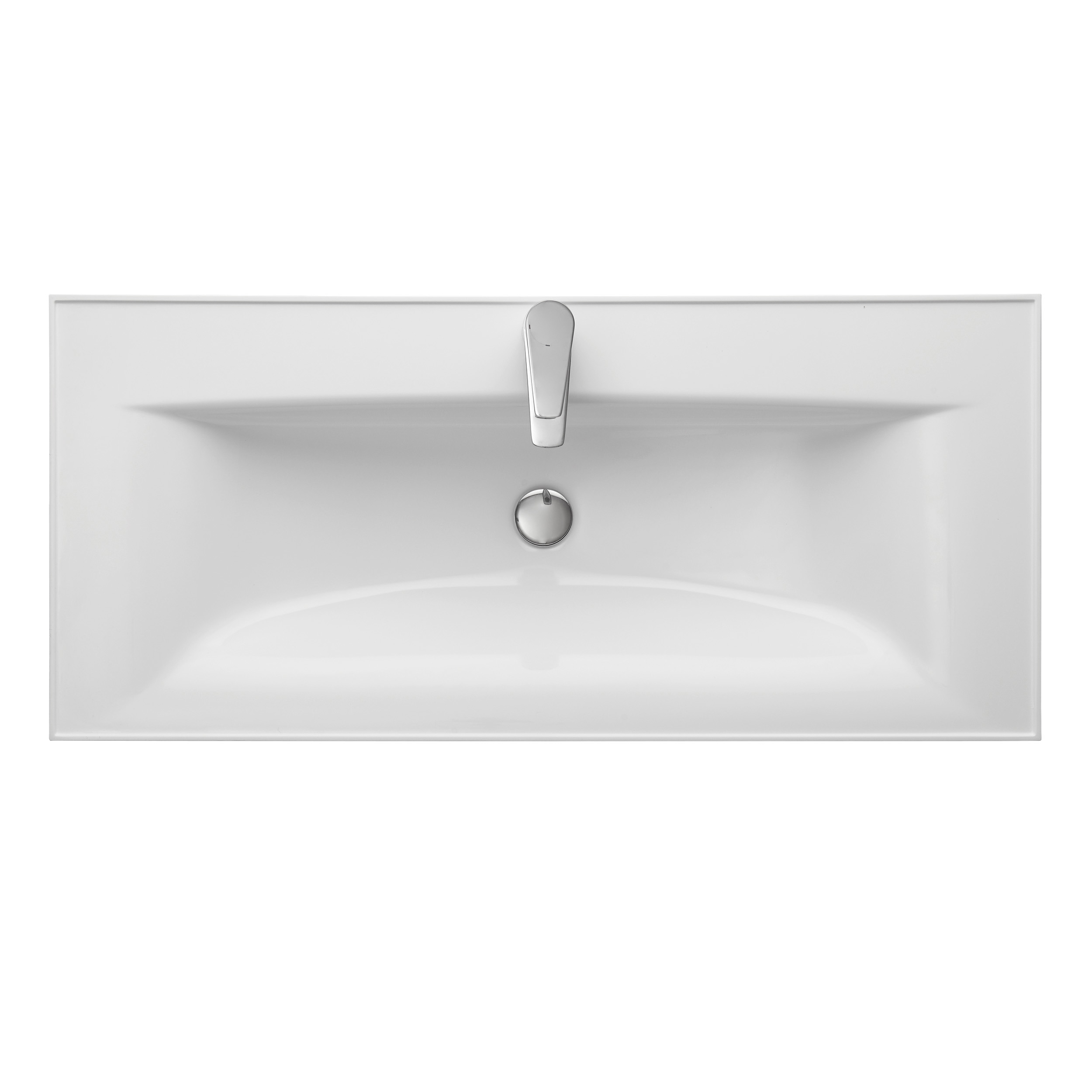 Изображение товара Раковина Aquaton 1A723031AG010 100x45 см цвет белый Изображение товара Раковина Aquaton 1A723031AG010 100x45 см цвет белый