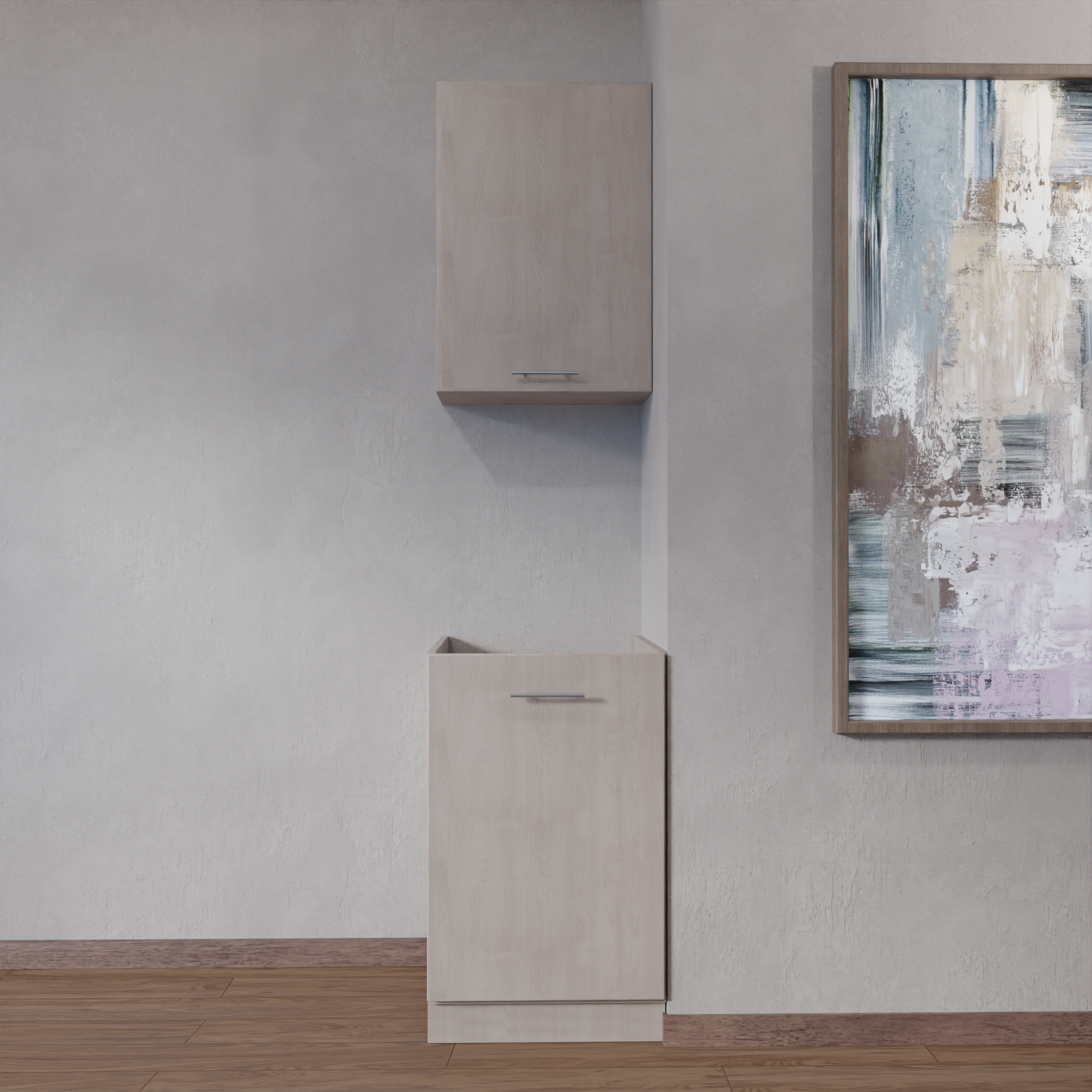 Изображение товара Кухонный гарнитур Vesta Ккэ 0.5-аяя 50x2.17x60 см светлый ясень шимо ЛДСП