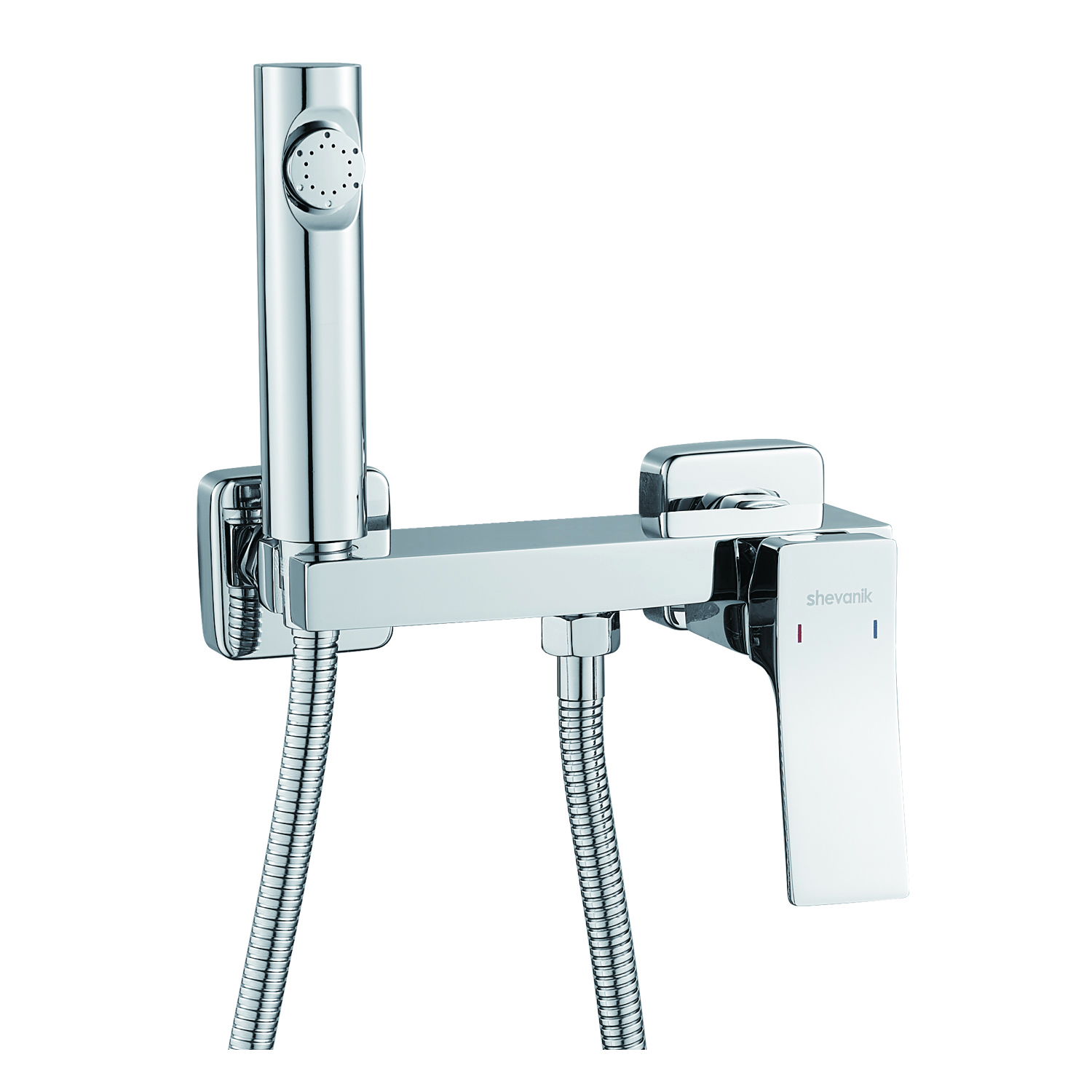 Изображение товара Набор для подключения гигиенического душа Shevanik S40 S4005-1 цвет Хромированный
