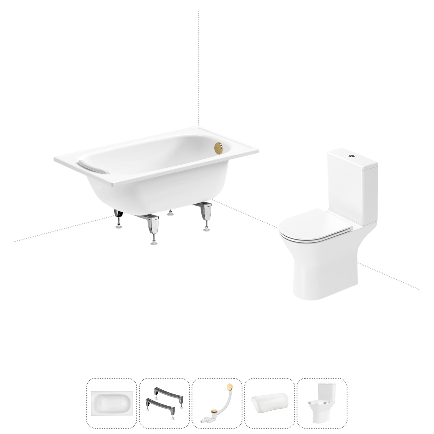Изображение товара SANITANA BLB Europa прямоугольная ванна 105x70 см комплект Lavinia Boho Изображение товара SANITANA BLB Europa прямоугольная ванна 105x70 см комплект Lavinia Boho