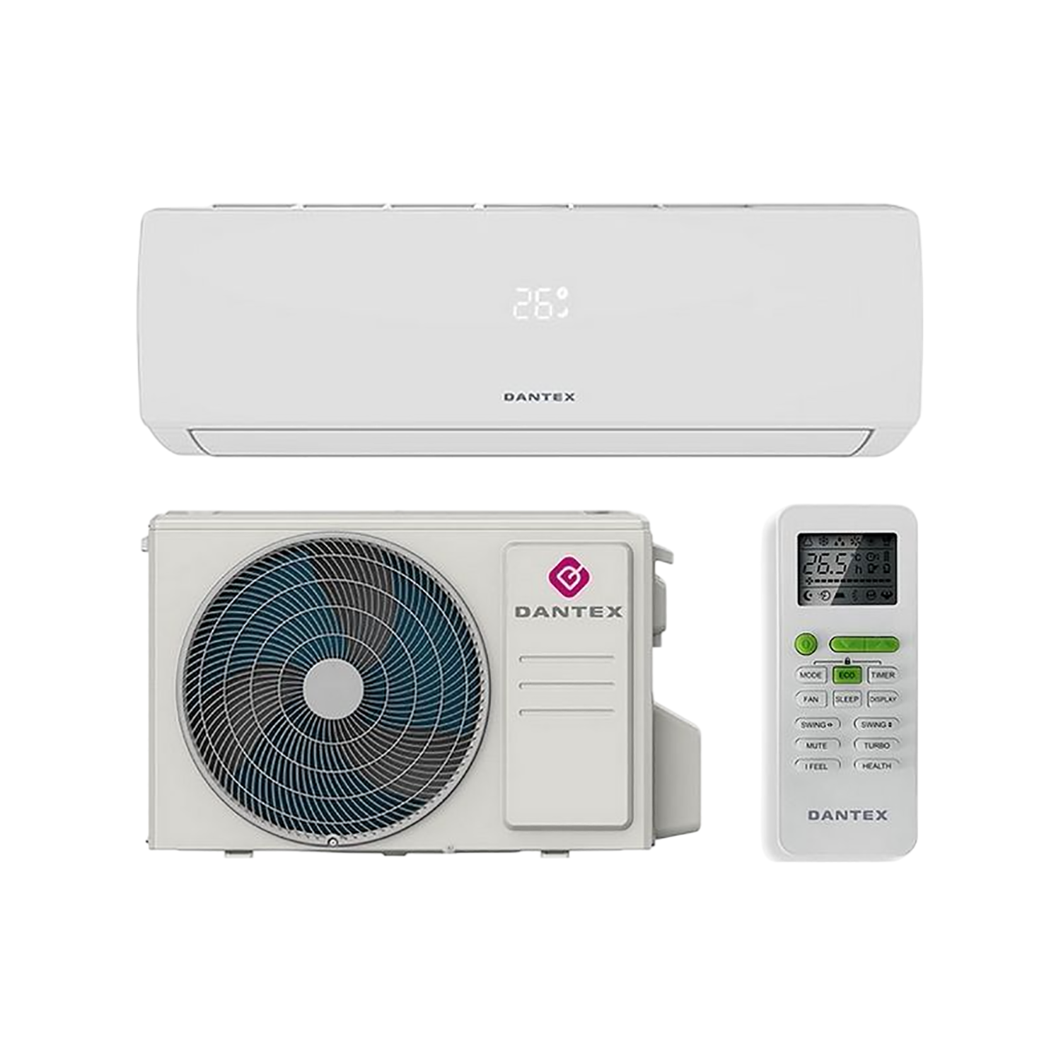 Изображение товара Сплит-система Dantex RK-07ENT4/RK-07ENT4E 7000BTU охлаждение и обогрев Изображение товара Сплит-система Dantex RK-07ENT4/RK-07ENT4E 7000BTU охлаждение и обогрев