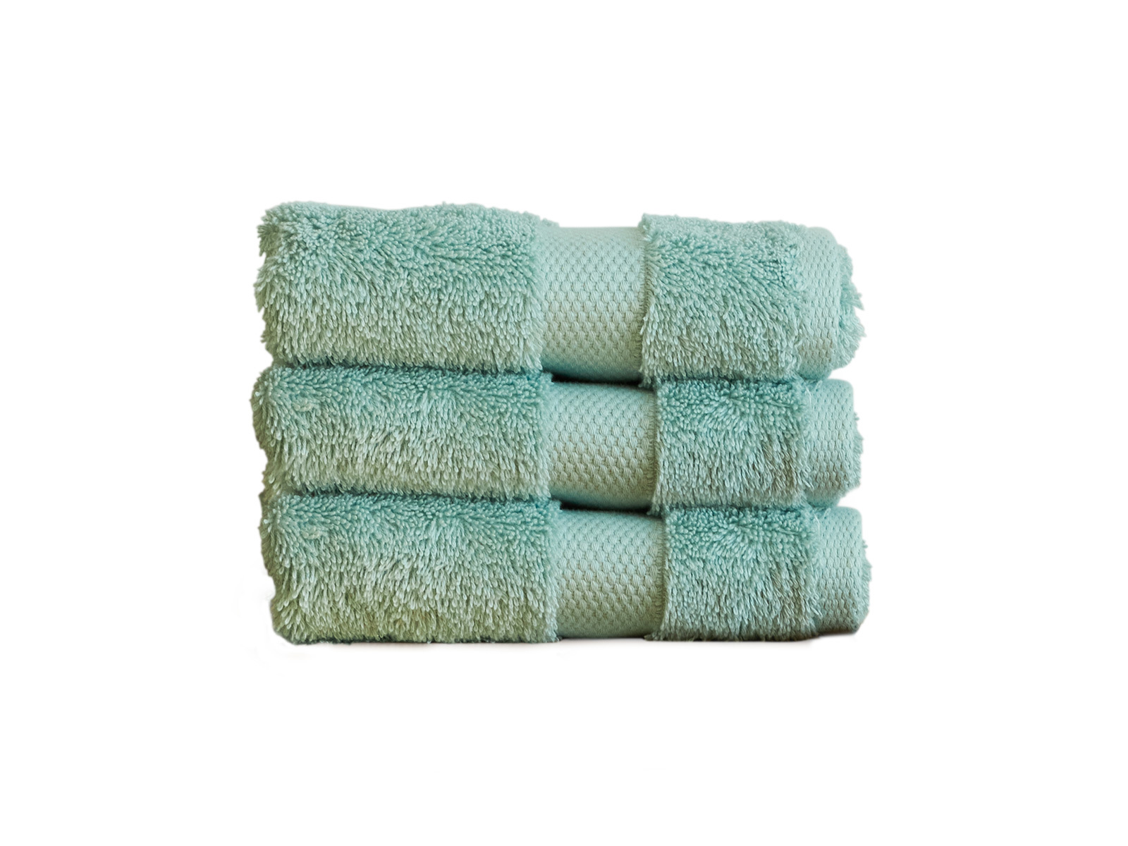 Изображение товара Набор махровых полотенец RubiGreen 3 шт мягкие ткань турция премиум