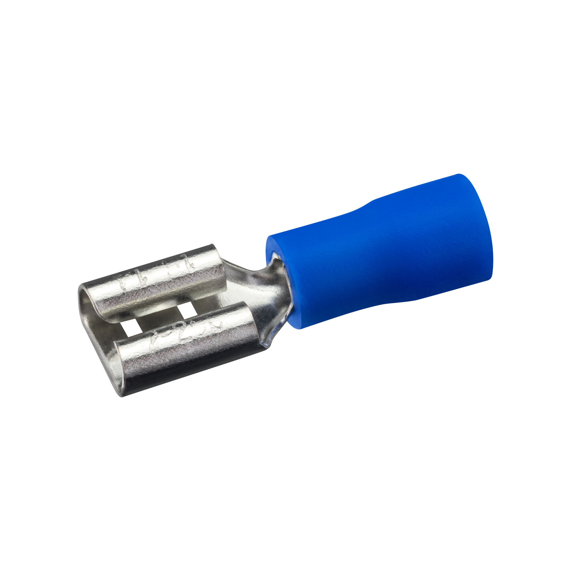 Изображение товара Разъем плоский изолированный мама Duwi РпИм 2.5-6.3 мм цвет синий 10 шт.