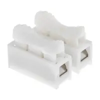 Изображение товара Клеммный зажим пружинный DUWI СМК 823-2-10 2-проводной 2,5 мм2 белый 5 шт