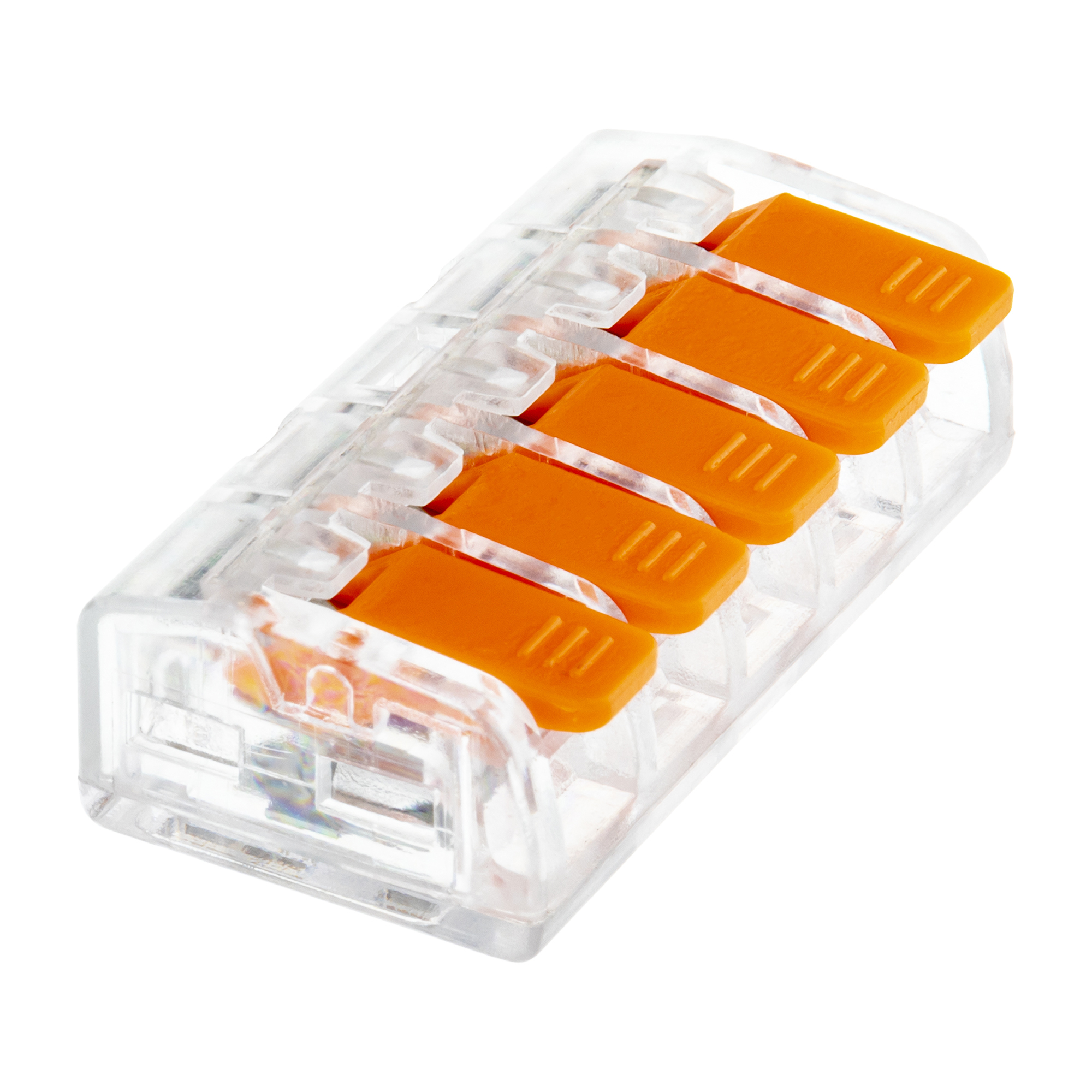 Изображение товара Клеммы соединительные монтажные с рычажком Duwi 223-415 50 шт прозрачные