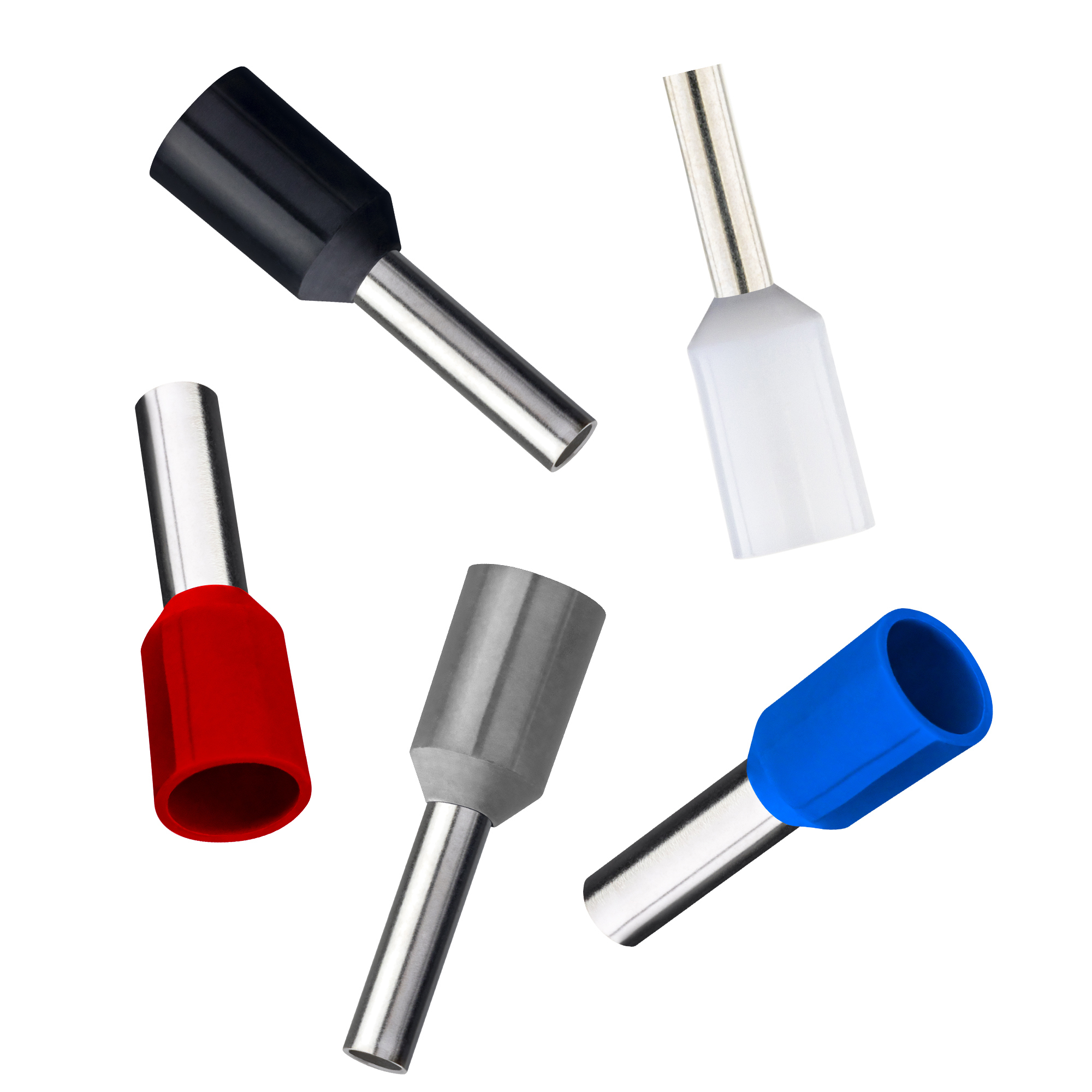 Изображение товара Набор разноцветных наконечников для кабеля 450 шт НШВИ-1 Китай