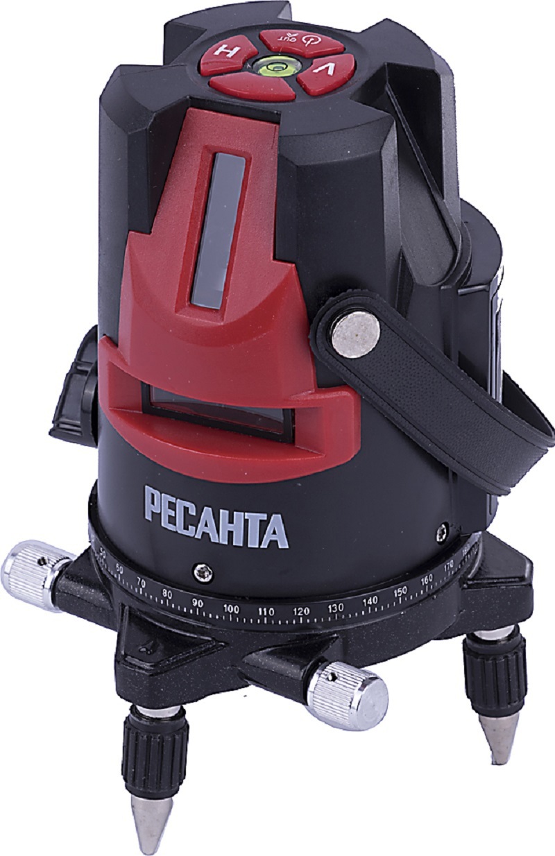 Изображение товара Лазерный нивелир Ресанта ПЛ-3ШК с штативом дальность 30 м автоматическая самовыравнивающаяся