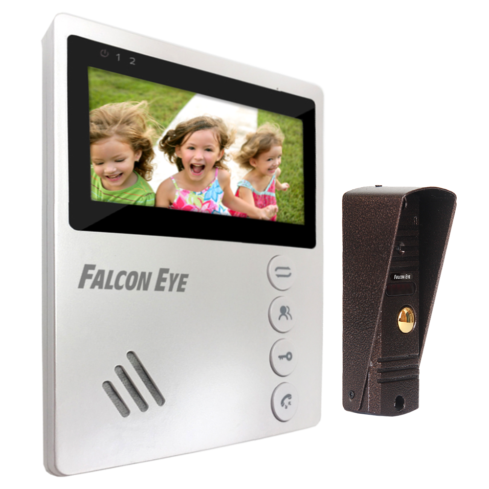 Изображение товара Комплект видеодомофона Falcon Eye KIT- Vista 4.3" цвет белый