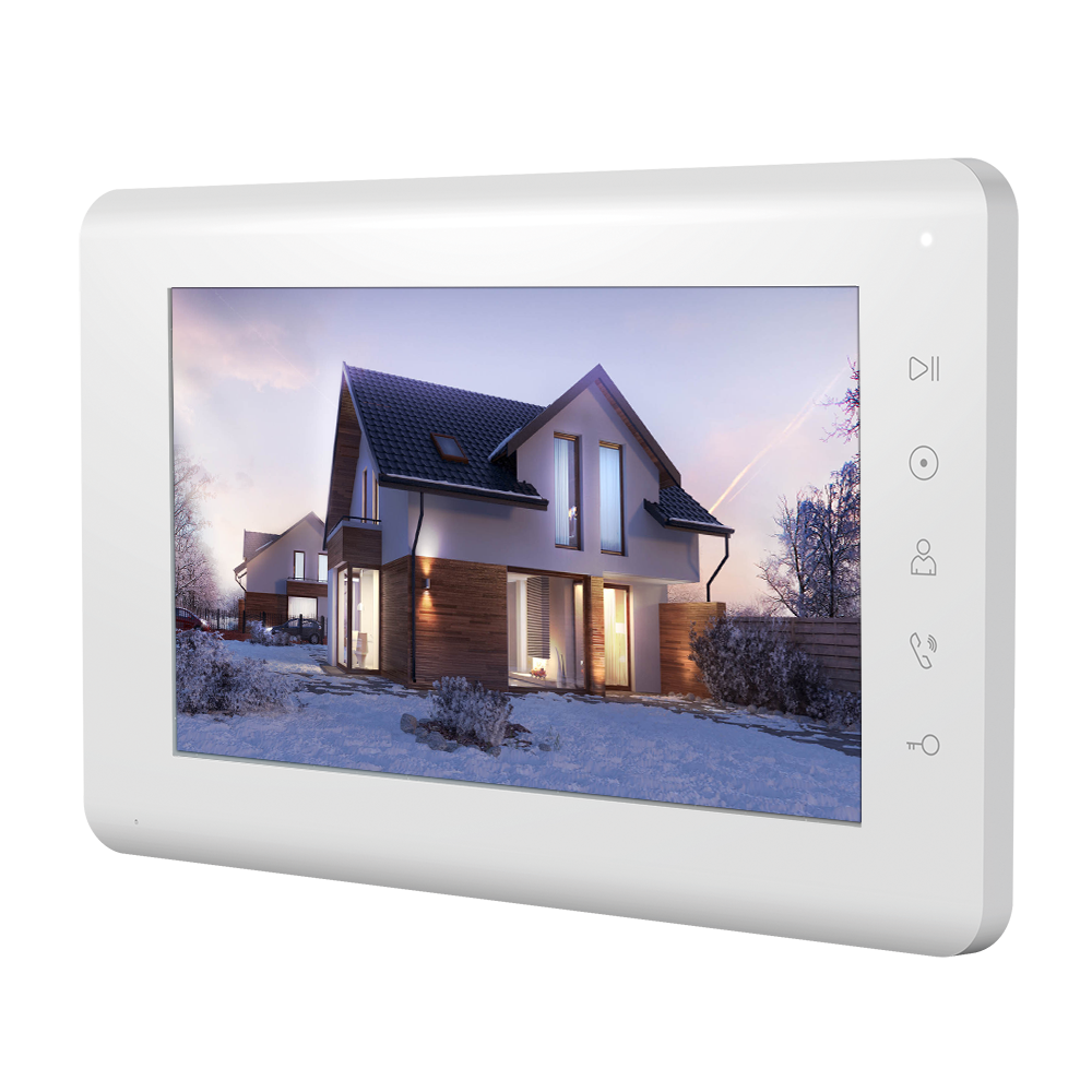 Изображение товара Монитор видеодомофона Mia 4 7 дюймов белый с интеркомом до 6 мониторов