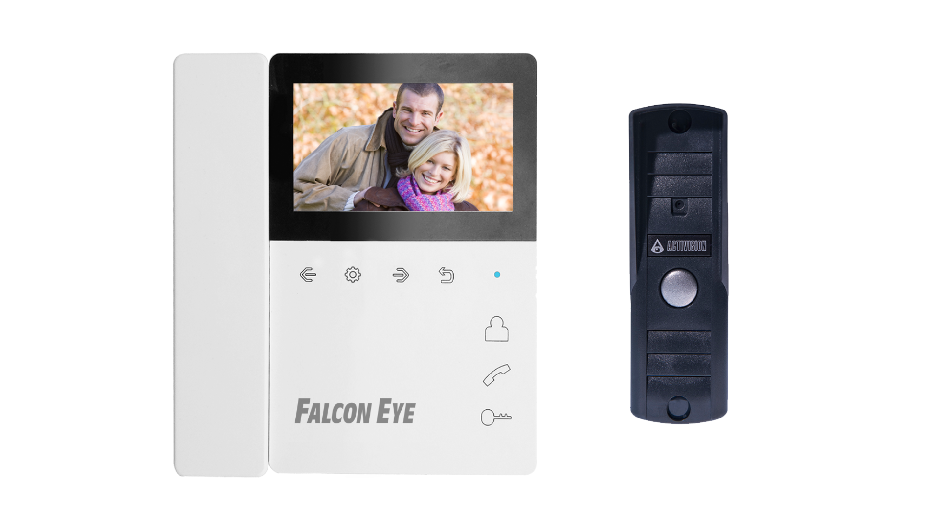 Изображение товара Видеодомофон Falcon eye Lira AVP-505 4.3" цвет темно-серый, проводной