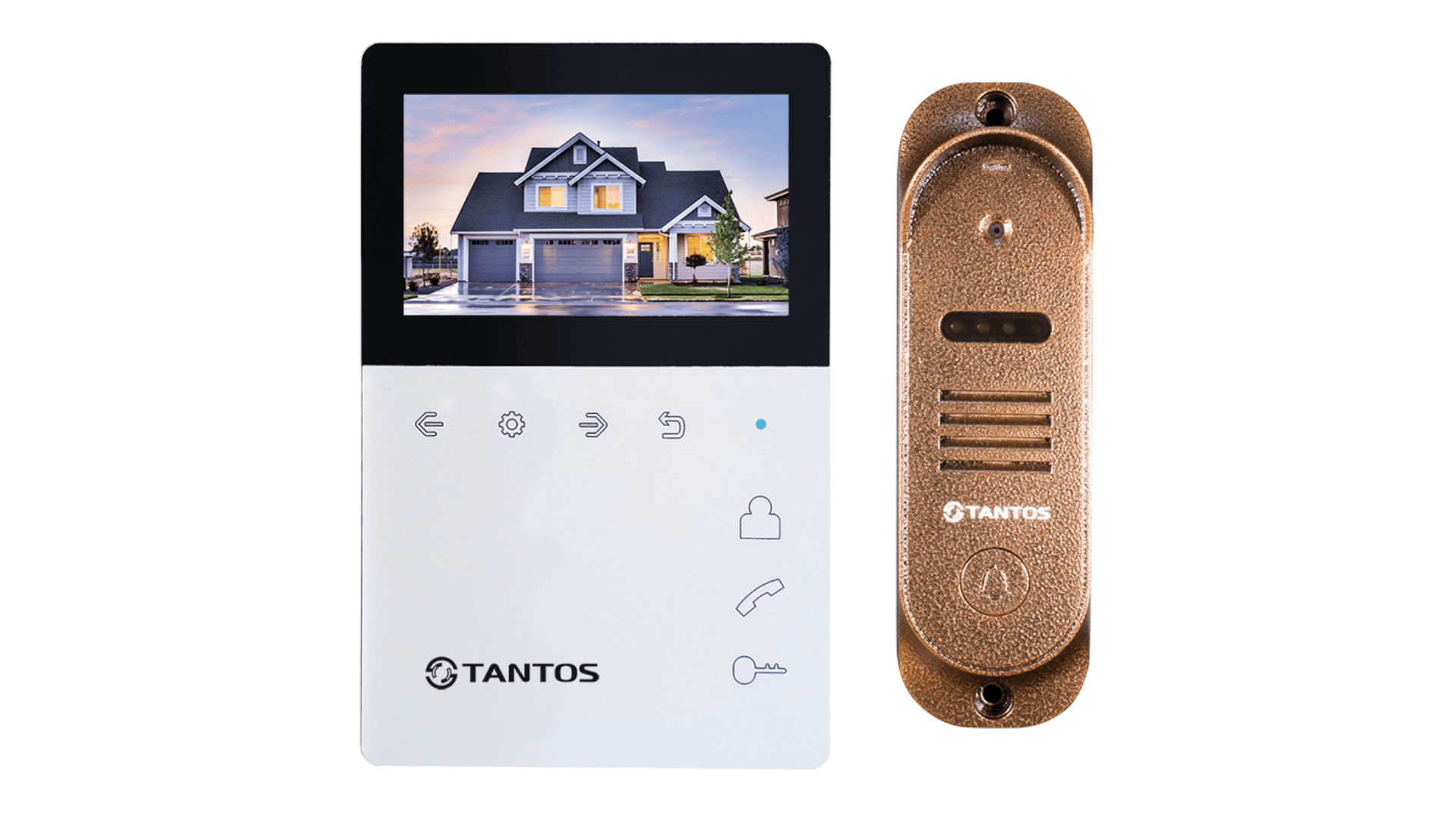 Изображение товара Видеодомофон Tantos Emmi Kit 4.3" цвет белый