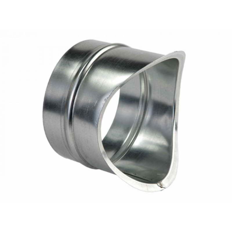 Изображение товара Врезка-редуктор Шамрай для круглых воздуховодов D100/250 мм оцинкованная сталь