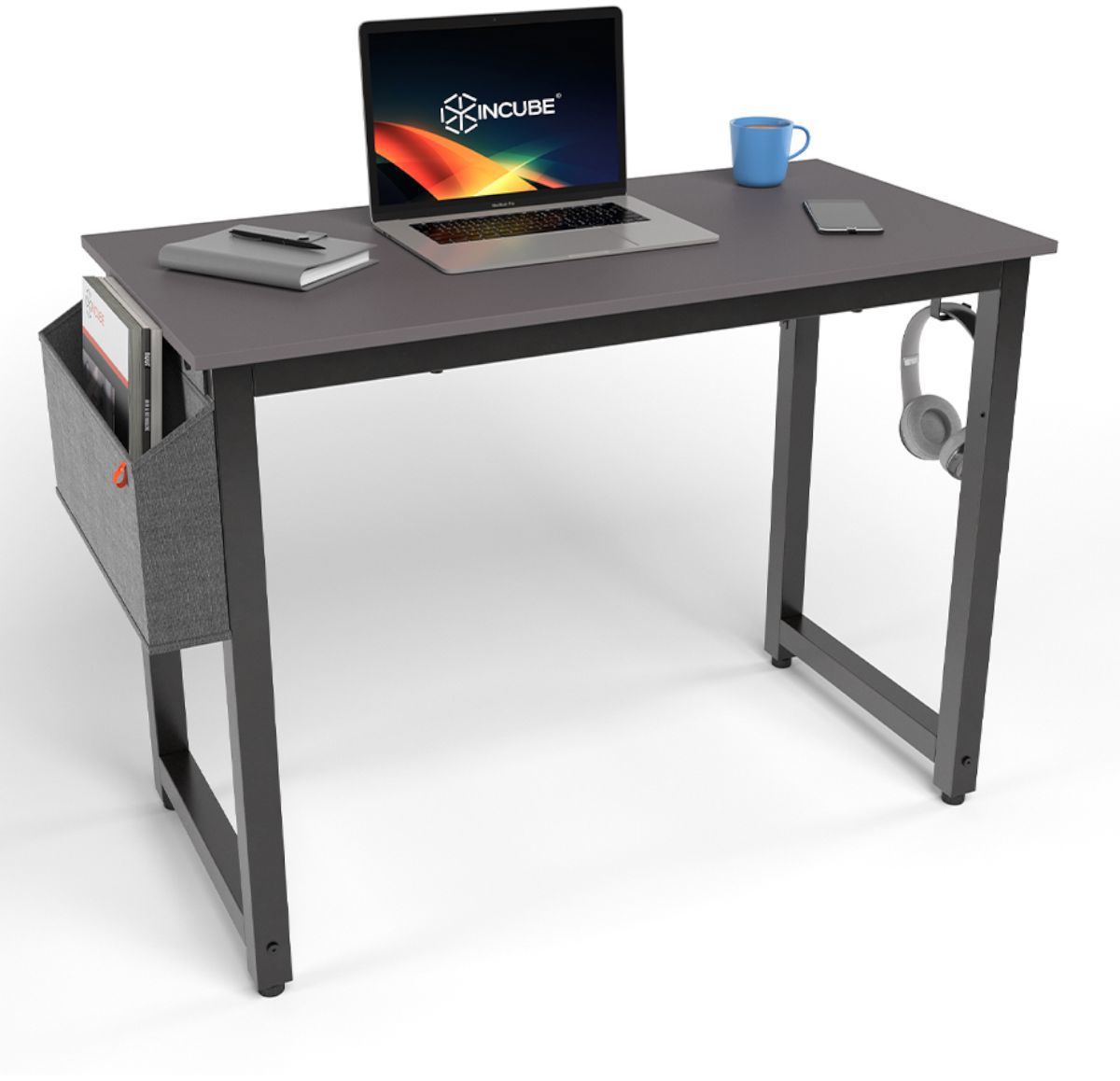 Изображение товара Стол письменный Incube D004.100.GRP 100x75x50 см ДСП цвет графит